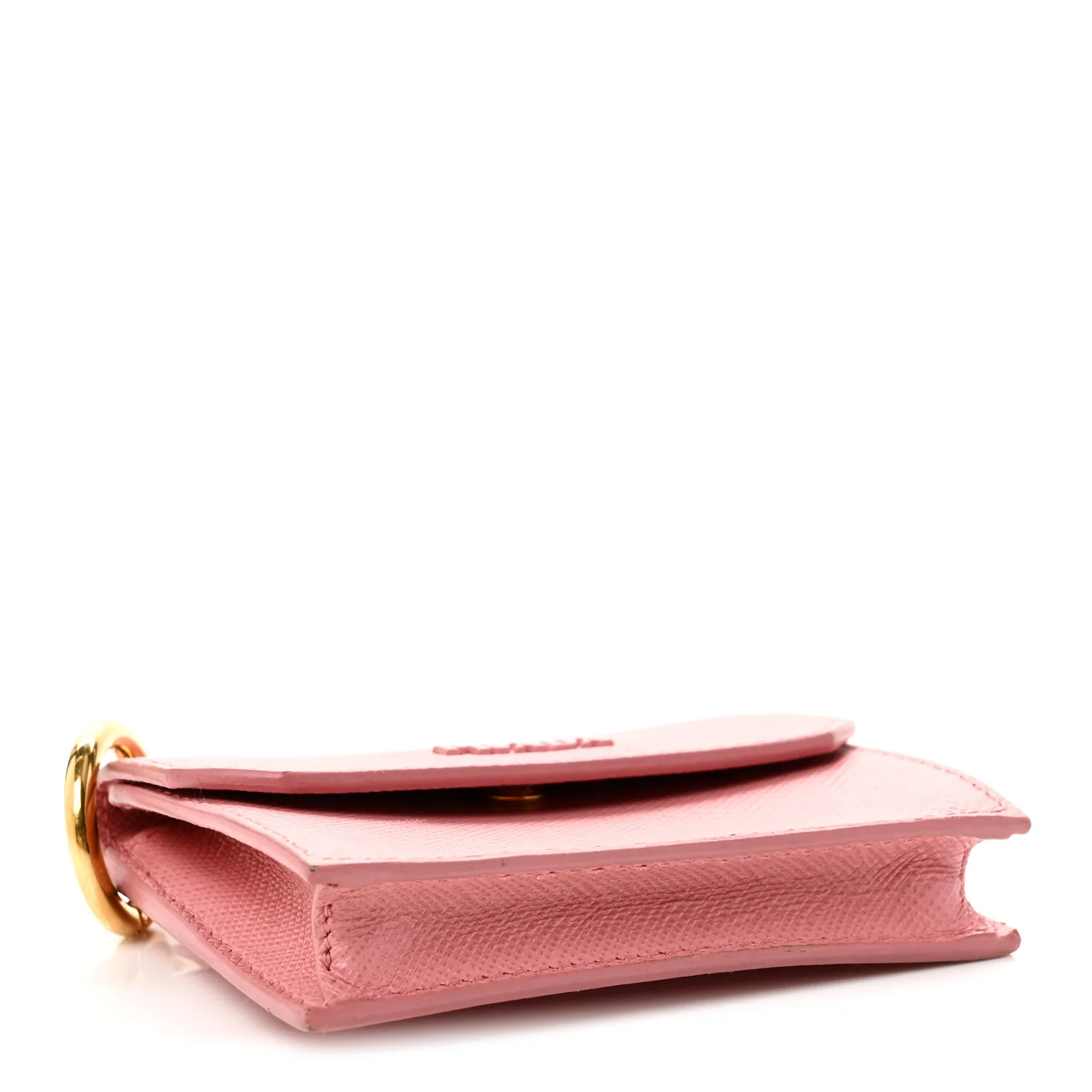 Saffiano Key Ring Card Holder Wallet Petalo - Image 4