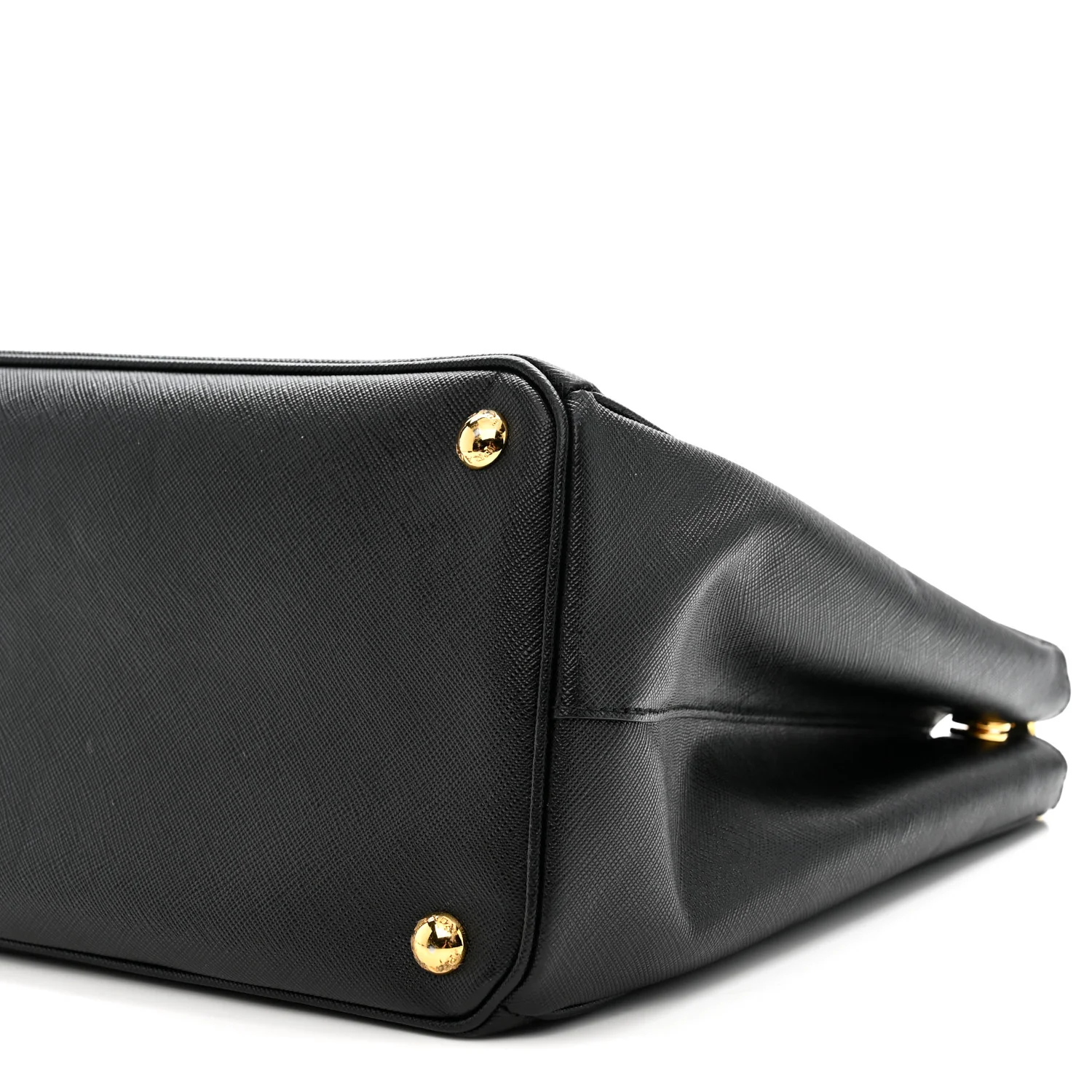 Saffiano Large Galleria Double Zip Tote Black - Image 10