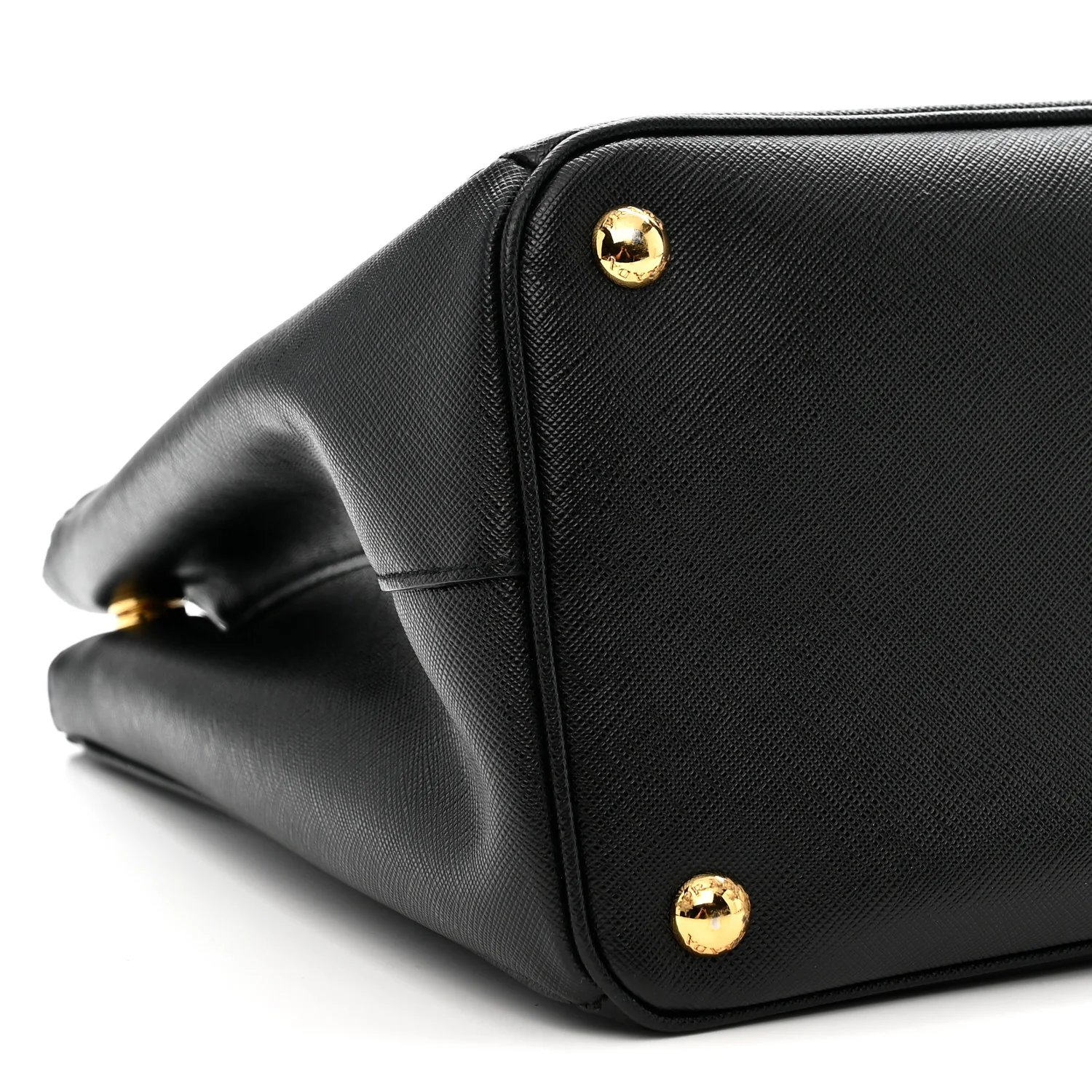 Saffiano Large Galleria Double Zip Tote Black - Image 9