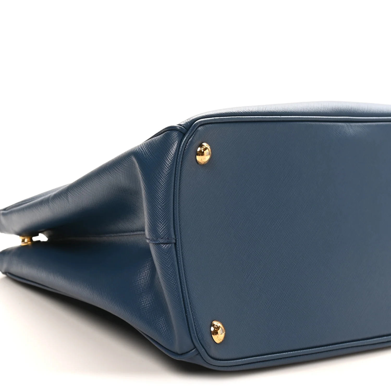 Saffiano Large Galleria Double Zip Tote Bluette - Image 8