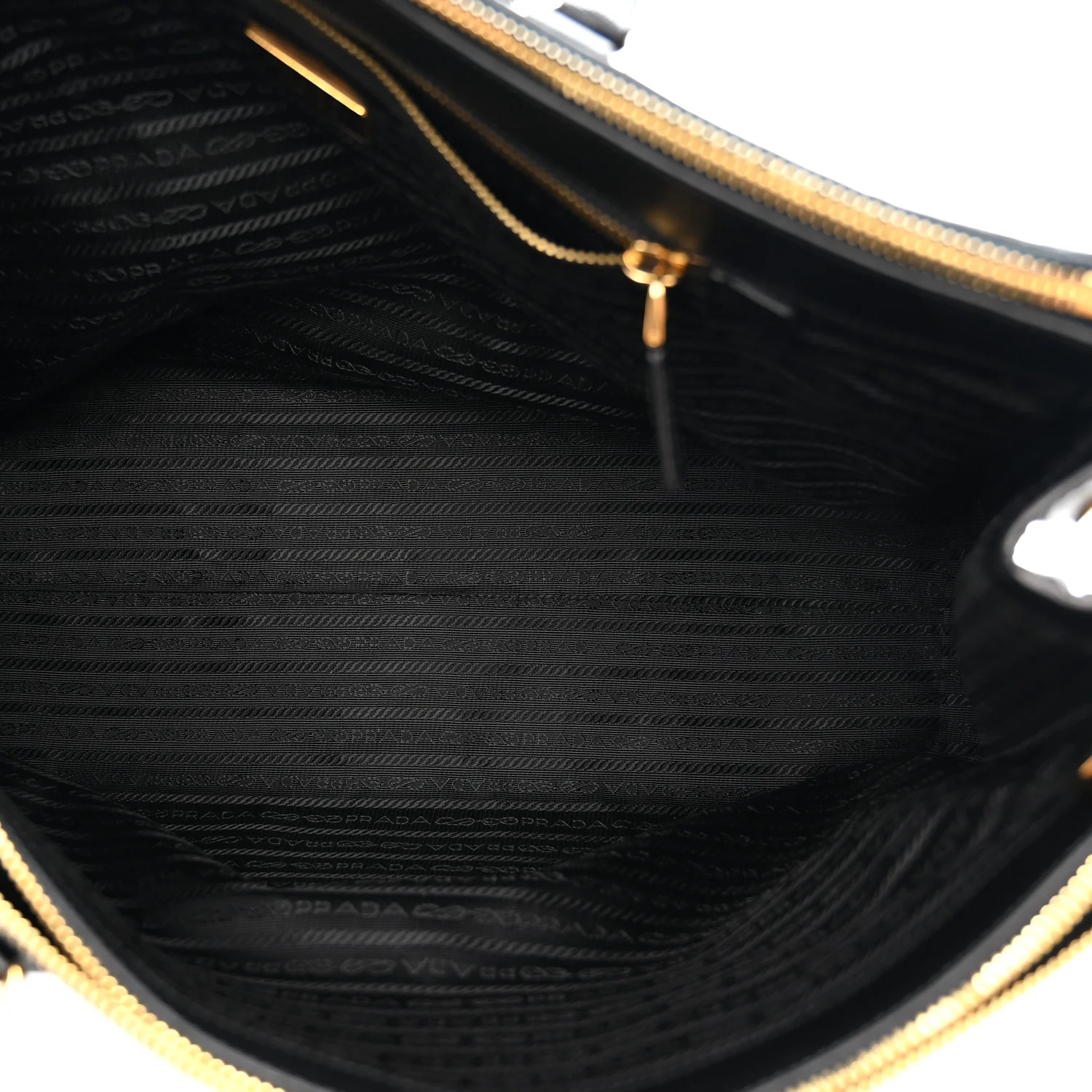 Saffiano Lux Extra Large Galleria Double Zip Tote Black - Image 5