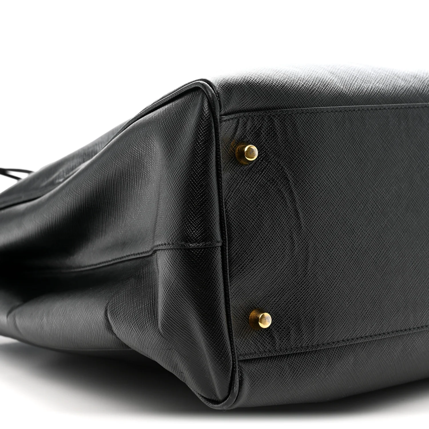 Saffiano Lux Extra Large Galleria Double Zip Tote Black - Image 9