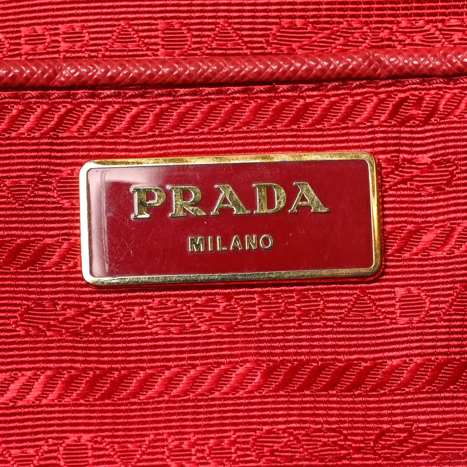 Saffiano Lux Large Tote Fuoco - Image 6