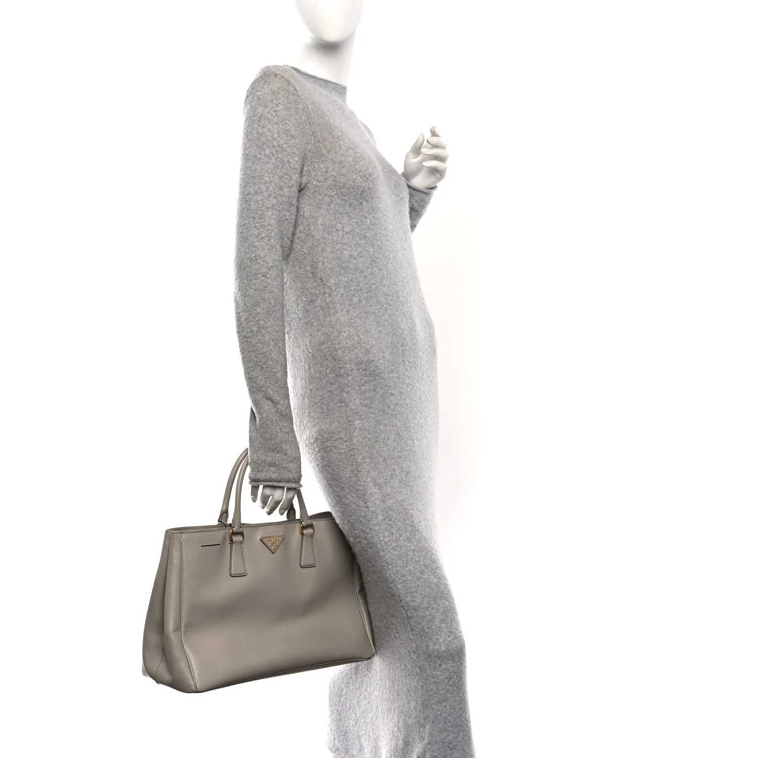 Saffiano Lux Large Tote Pomice - Image 2
