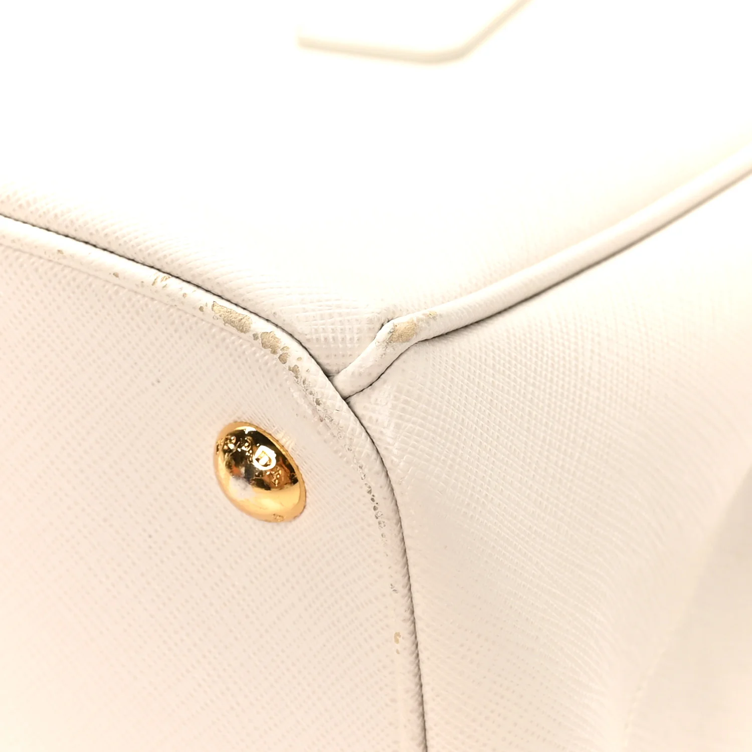 Saffiano Lux Medium Galleria Double Zip Tote Talco - Image 10
