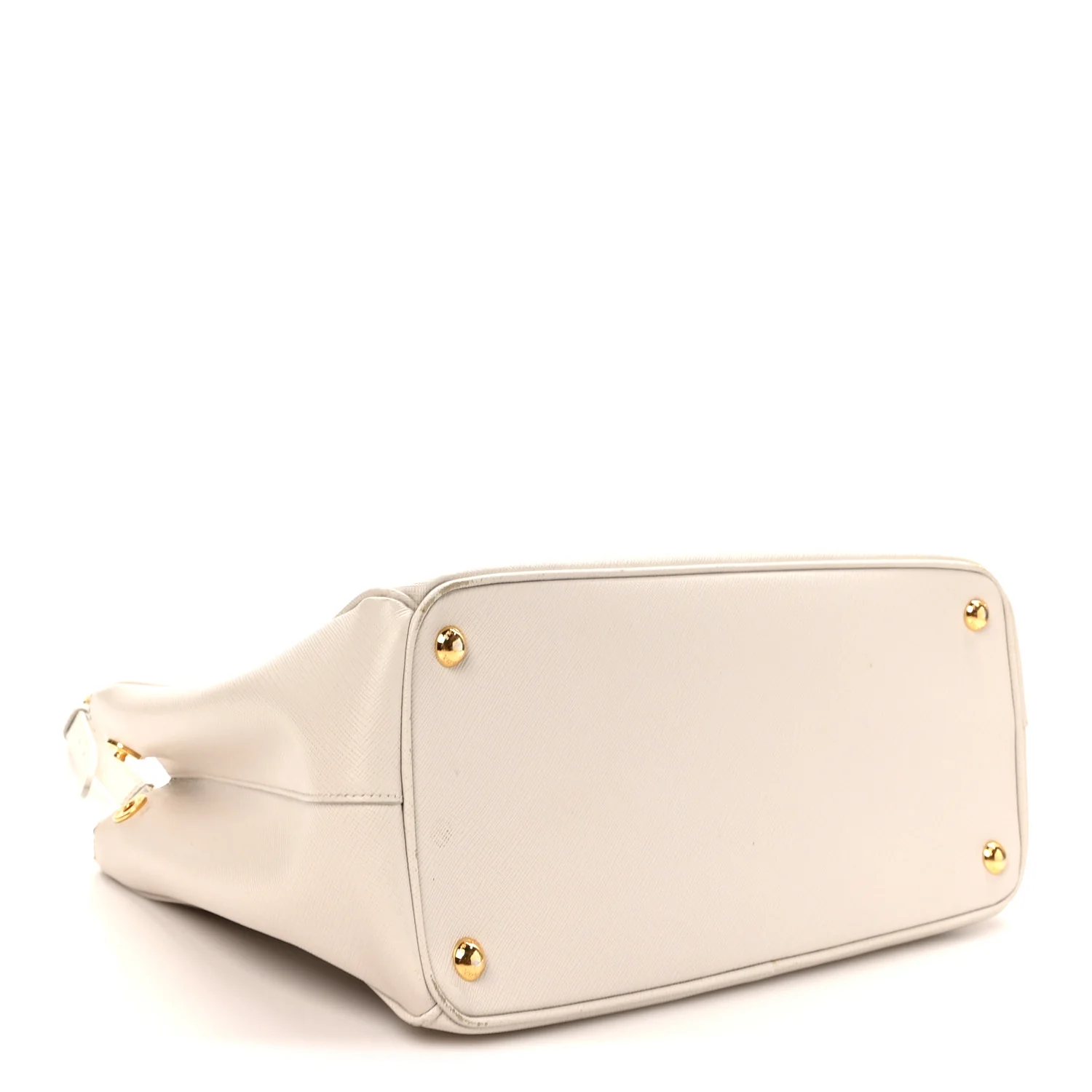 Saffiano Lux Medium Galleria Double Zip Tote Talco - Image 4
