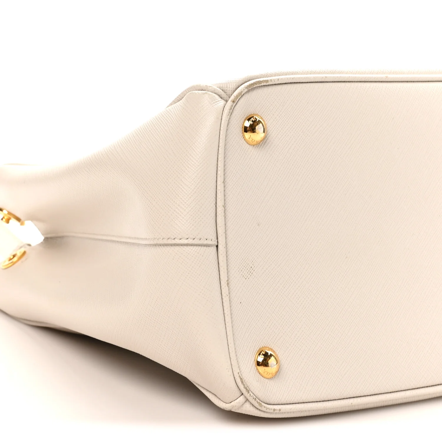 Saffiano Lux Medium Galleria Double Zip Tote Talco - Image 8