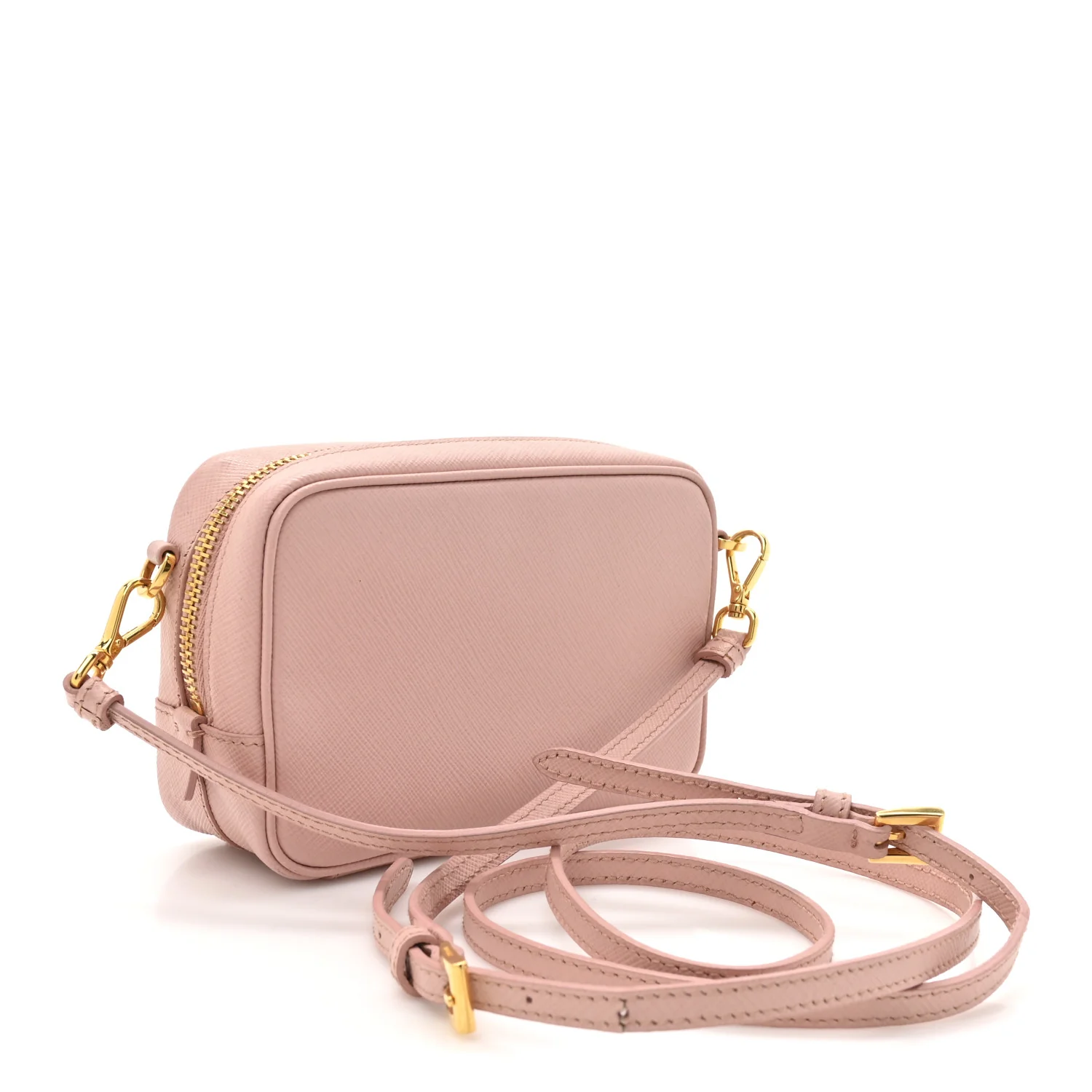 Saffiano Lux Mini Camera Crossbody Bag Orchidea - Image 3