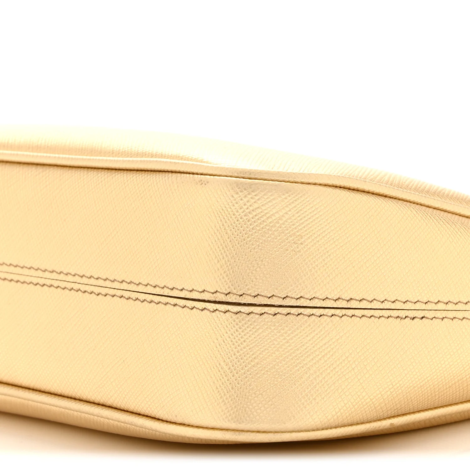 Saffiano Lux Mini Re-Edition Shoulder Bag Platino - Image 10