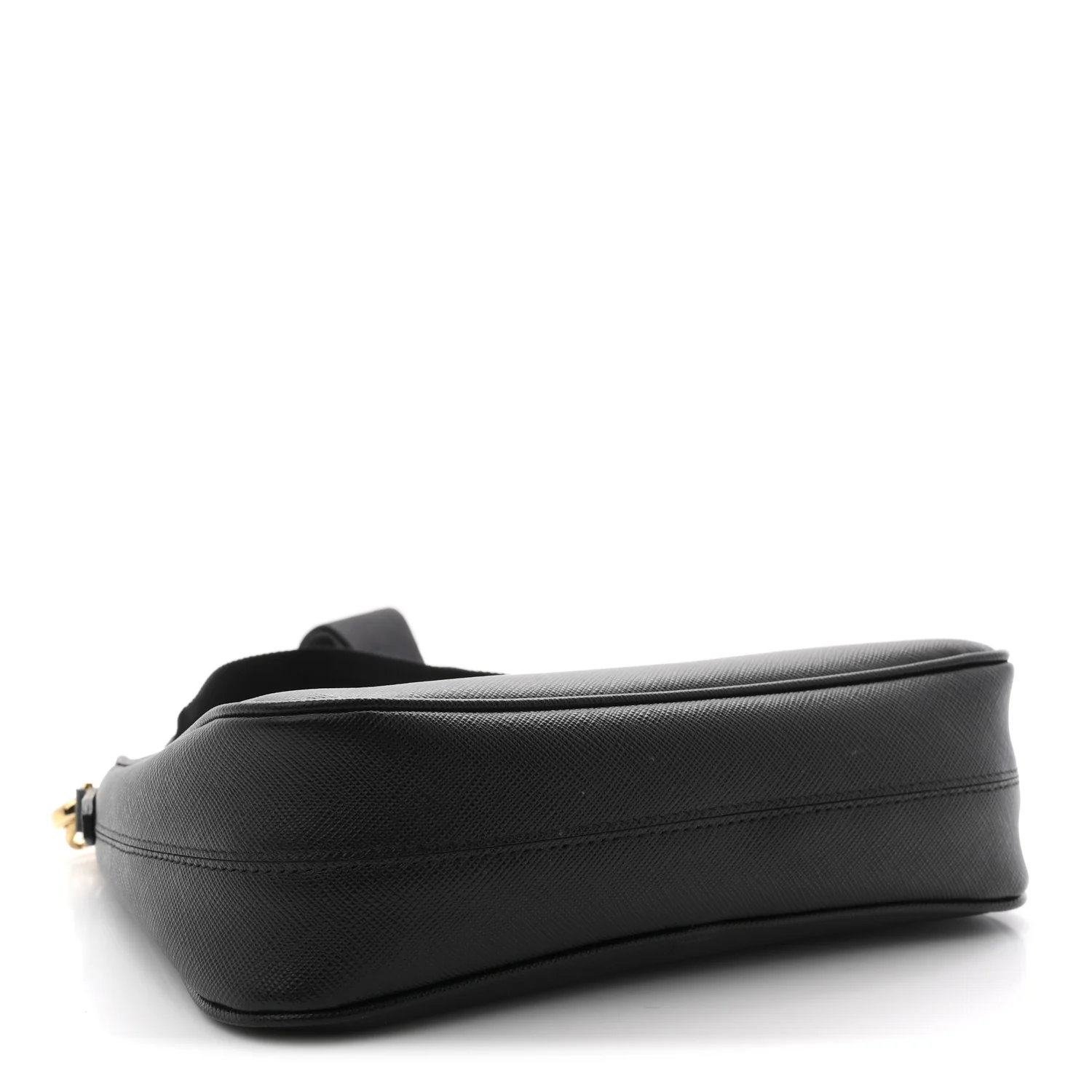 Saffiano Lux Re-Edition 2005 Shoulder Bag Black - Image 4