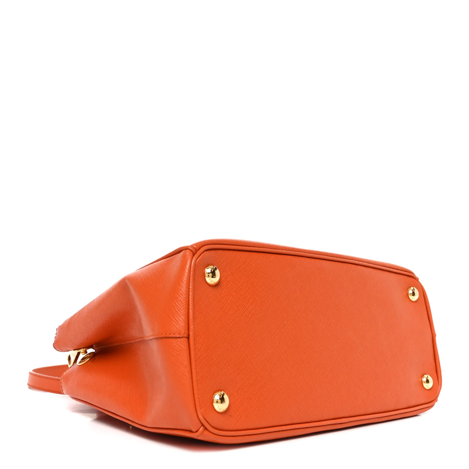 Saffiano Lux Small Galleria Double Zip Tote Papaya - Image 4