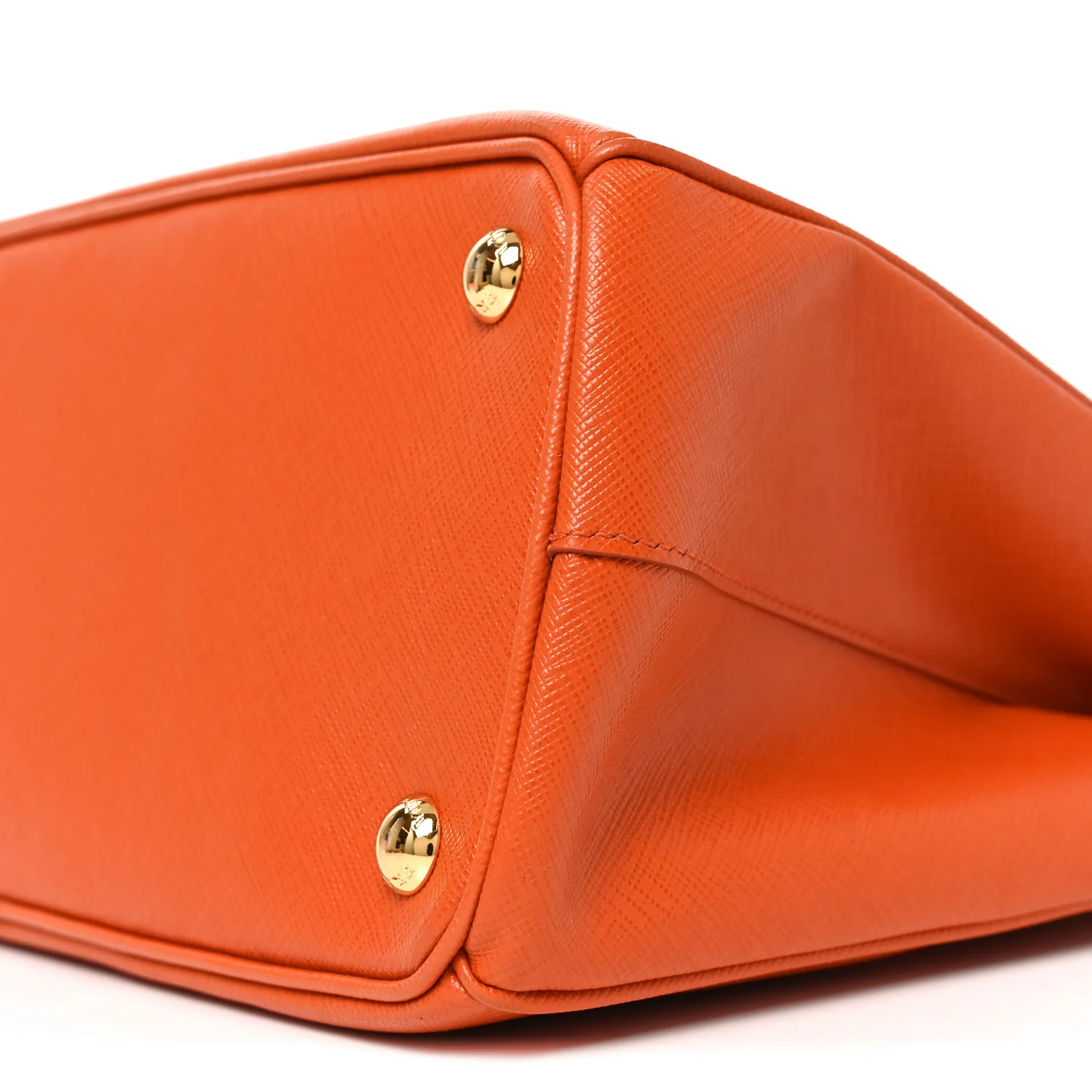 Saffiano Lux Small Galleria Double Zip Tote Papaya - Image 9