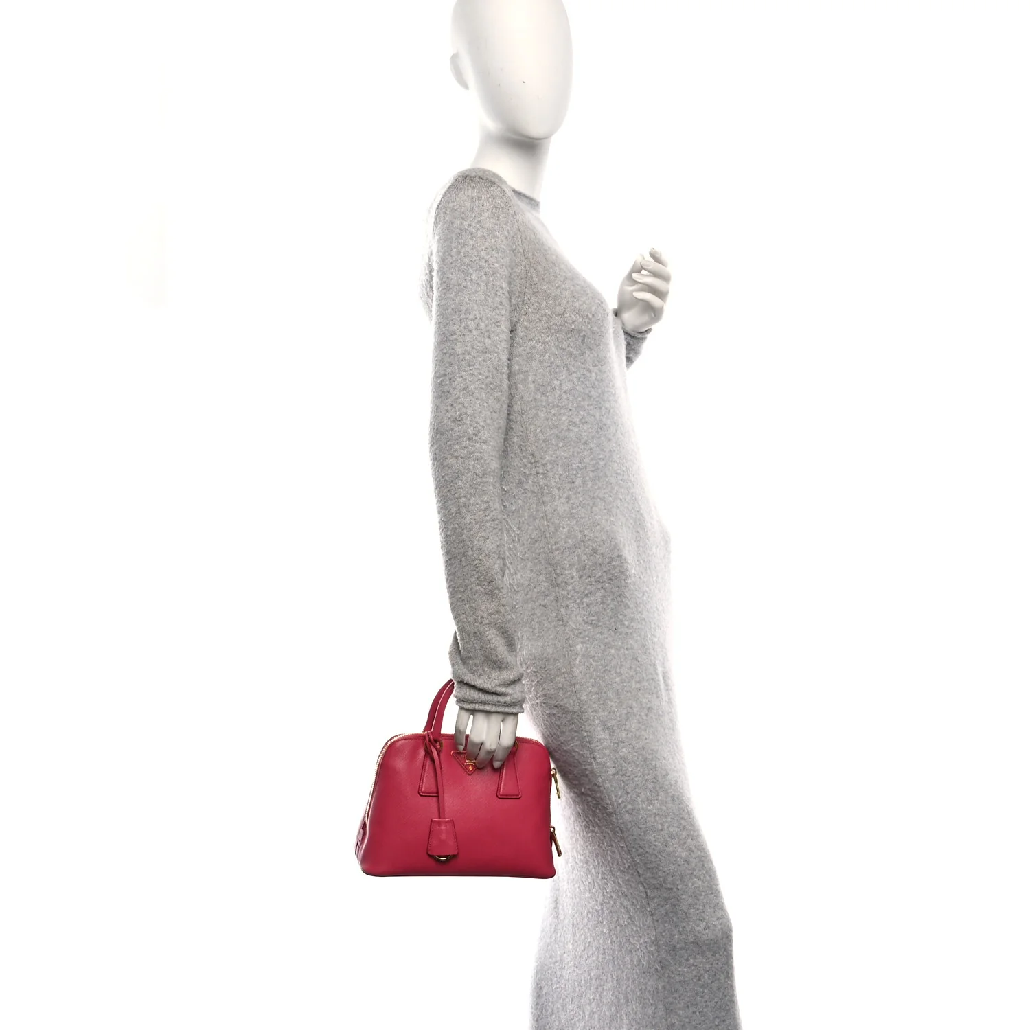 Saffiano Lux Small Promenade Tote Peonia - Image 3
