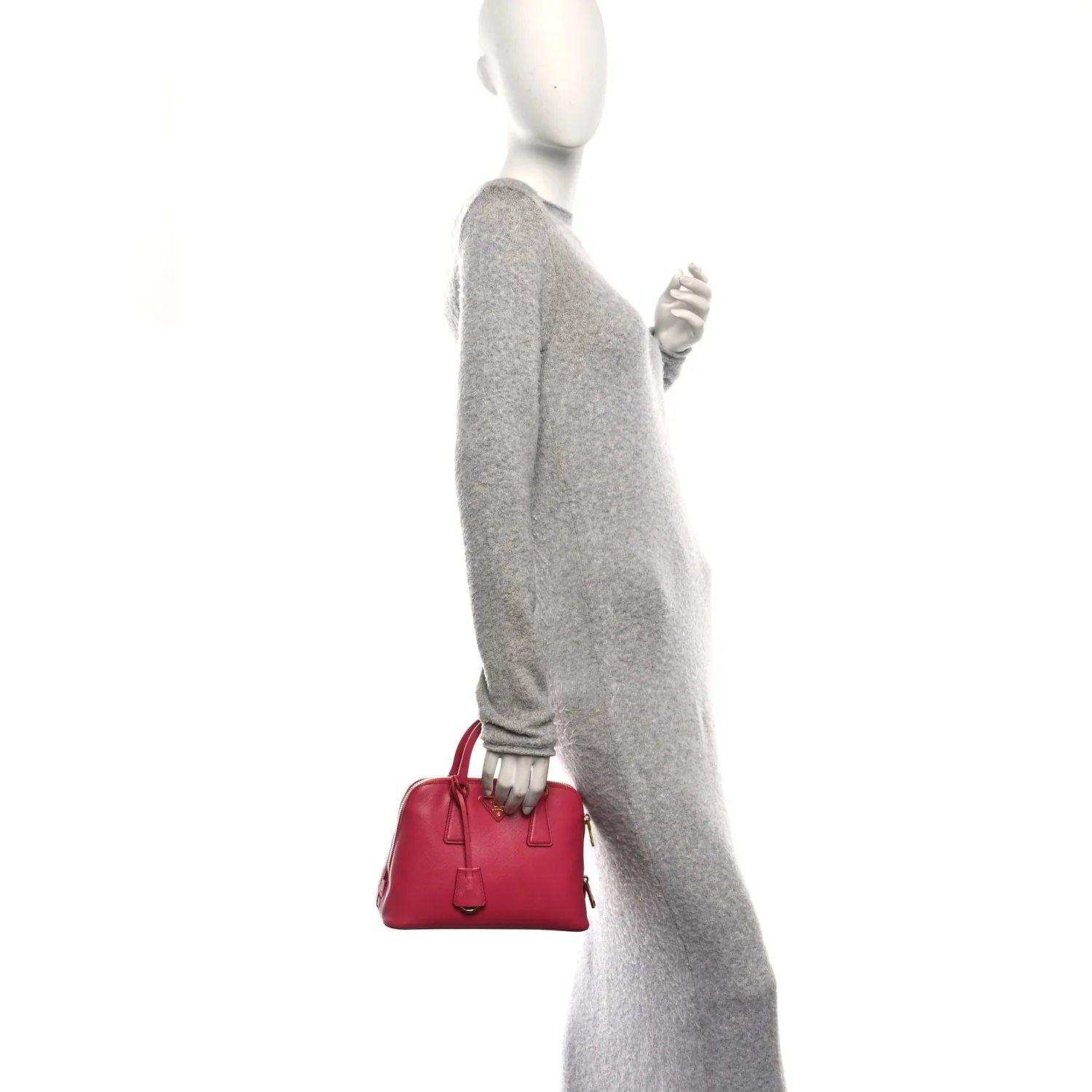 Saffiano Lux Small Promenade Tote Peonia - Image 4