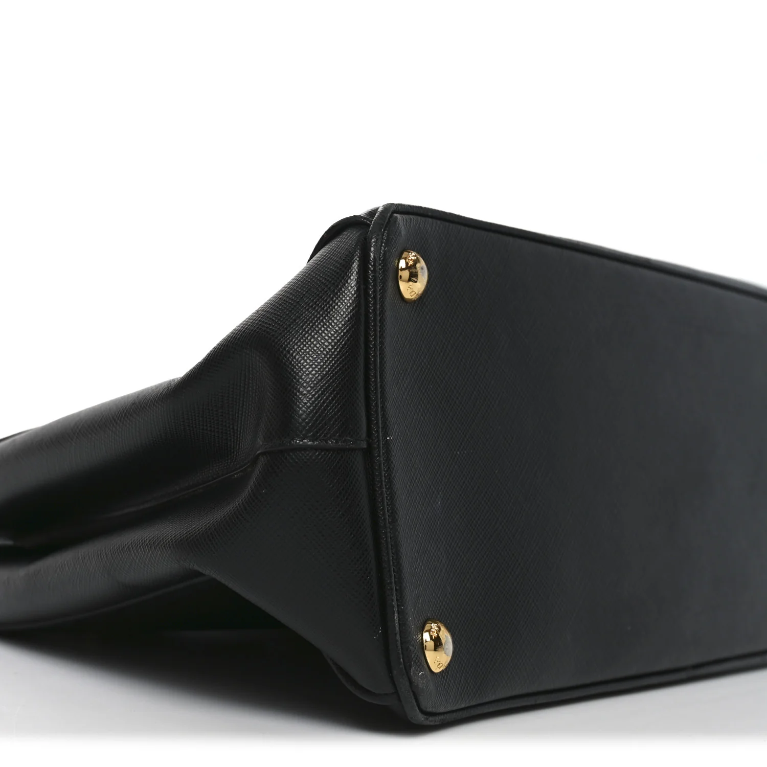 Saffiano Medium Galleria Double Zip Tote Black - Image 8