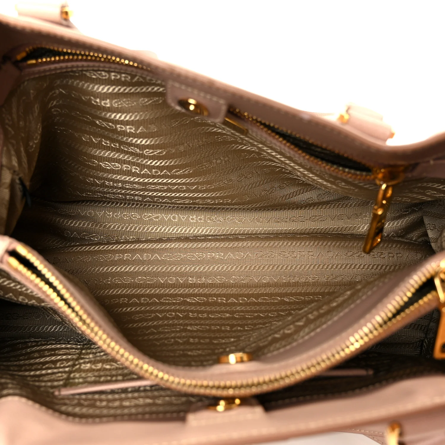 Saffiano Medium Galleria Double Zip Tote Cammeo - Image 5