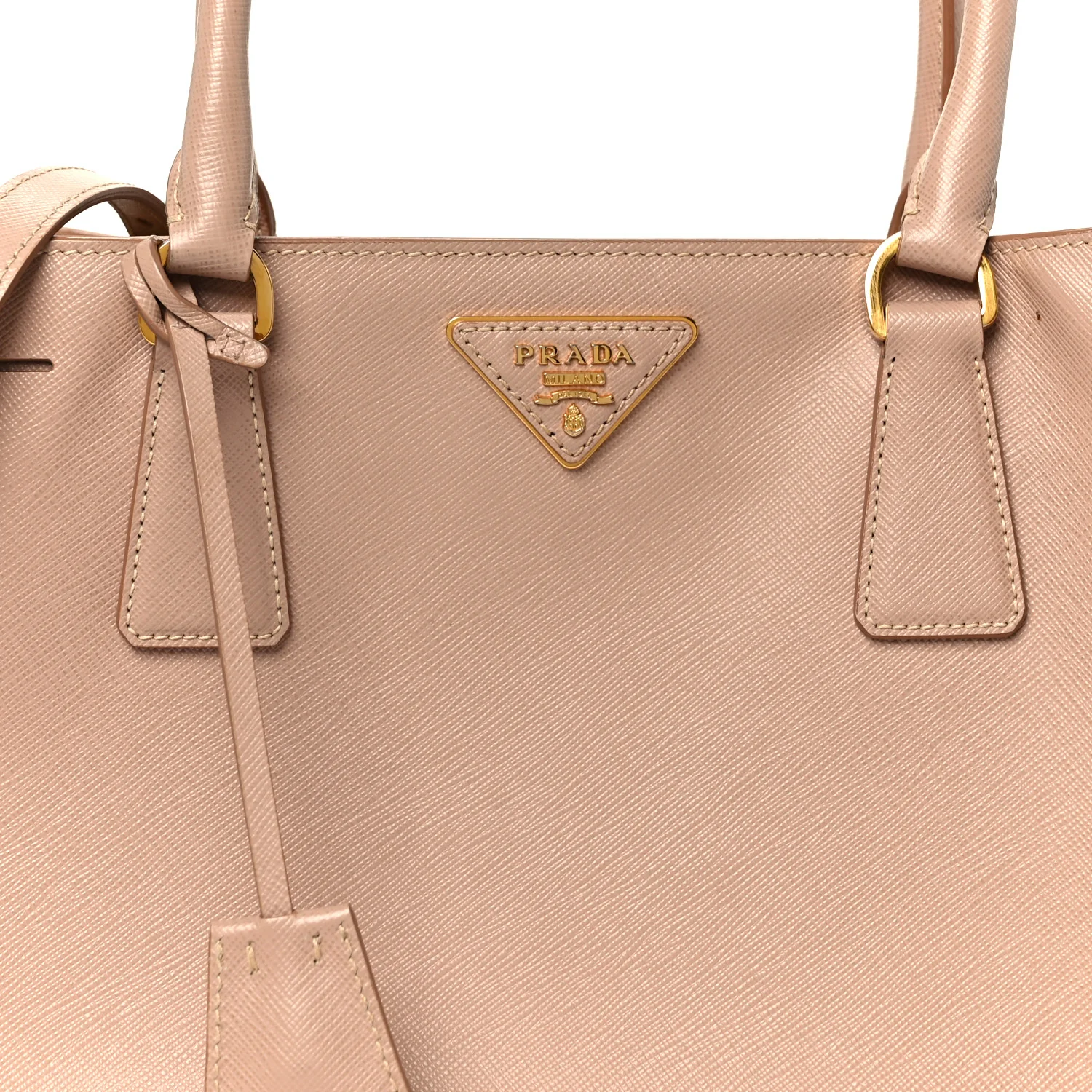 Saffiano Medium Galleria Double Zip Tote Cammeo - Image 9