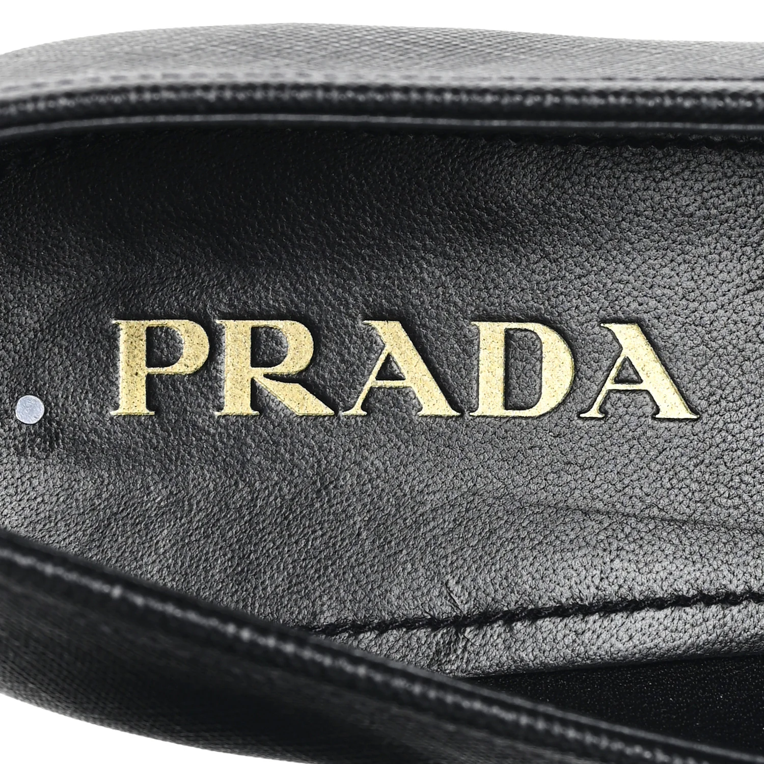 Saffiano Mens Triangle Loafers 6 Black - Image 8
