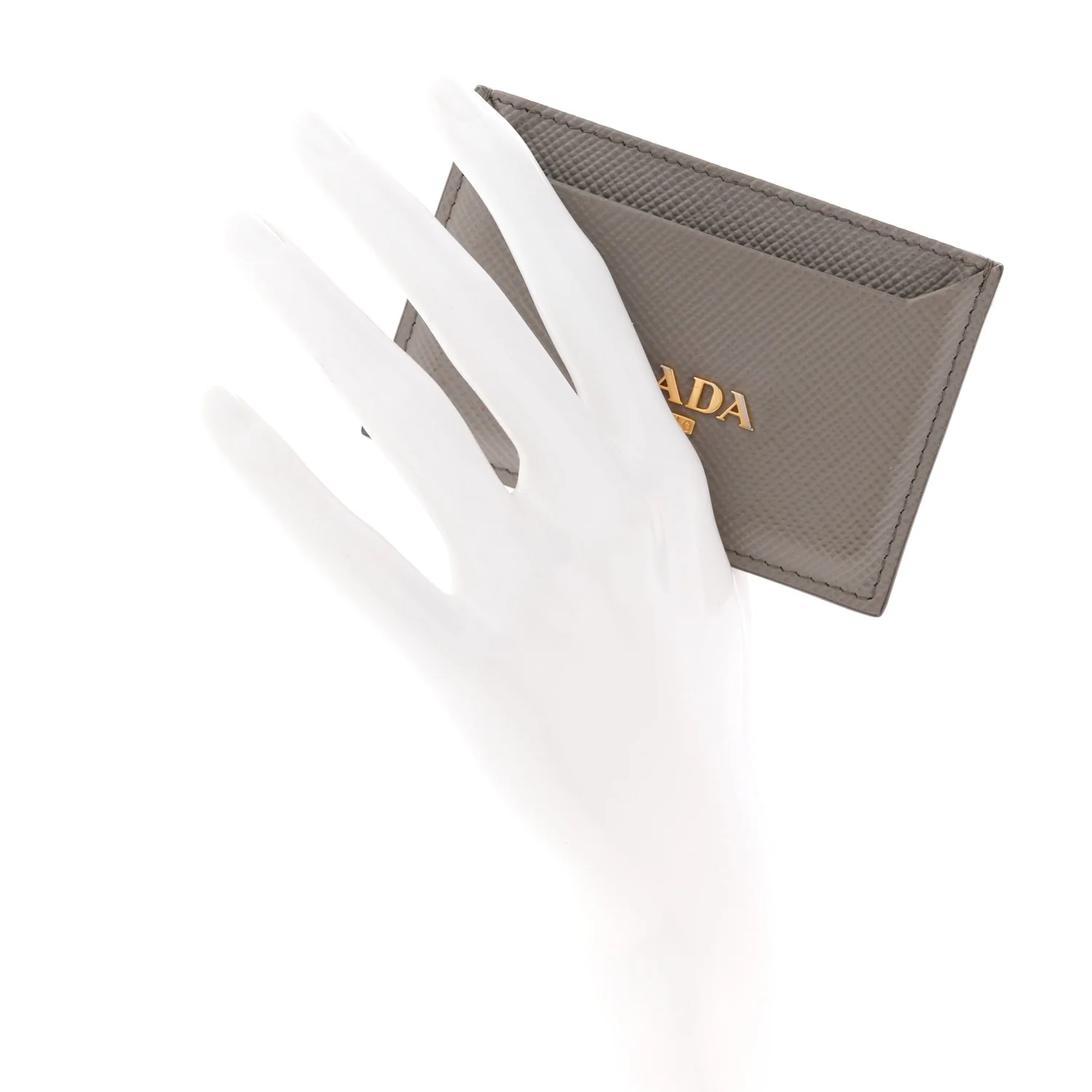 Saffiano Metal Card Case Argilla - Image 2