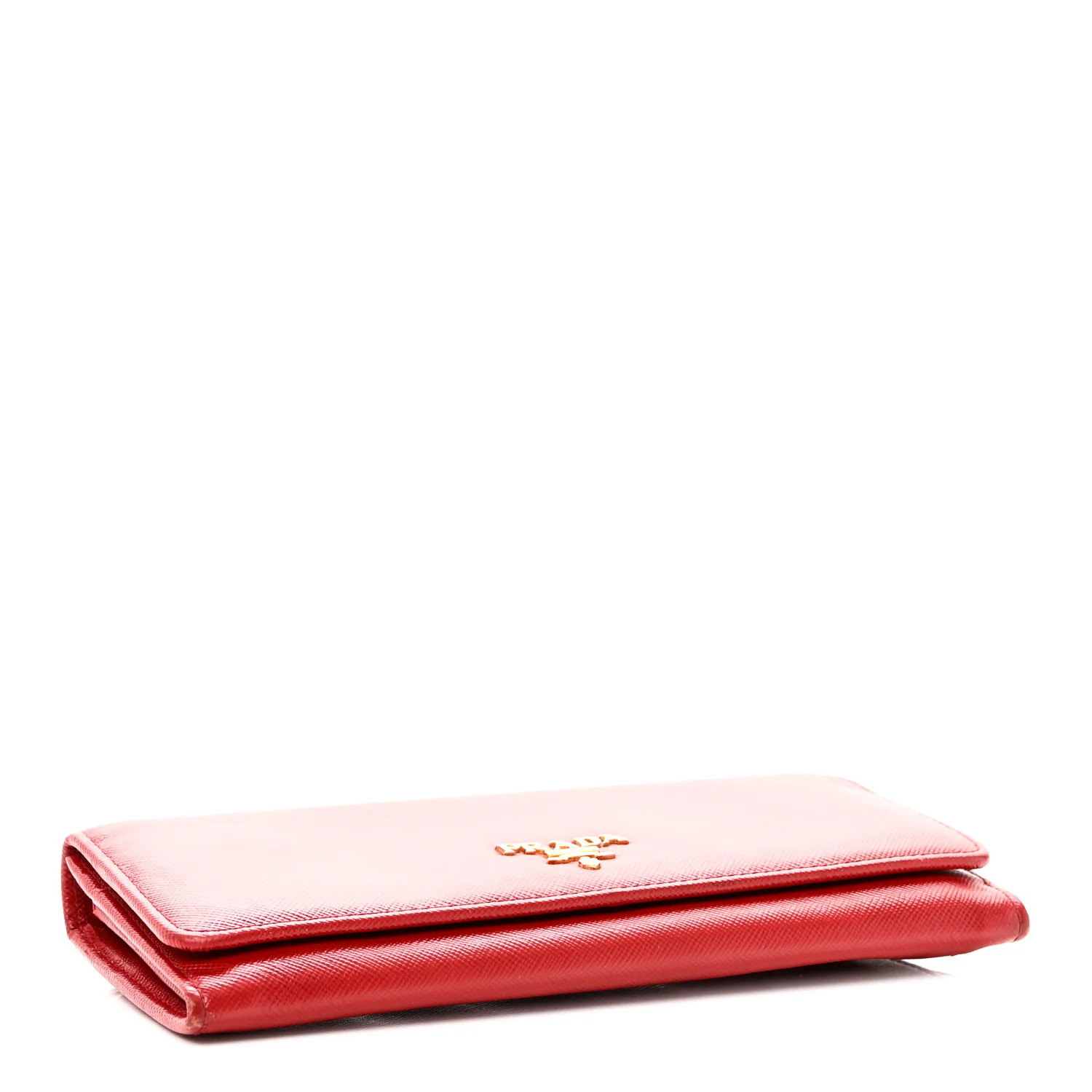 Saffiano Metal Continental Flap Wallet Fuoco - Image 4