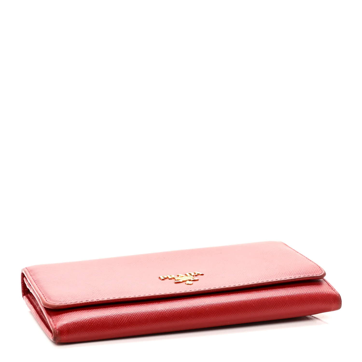 Saffiano Metal Continental Flap Wallet Fuoco - Image 4