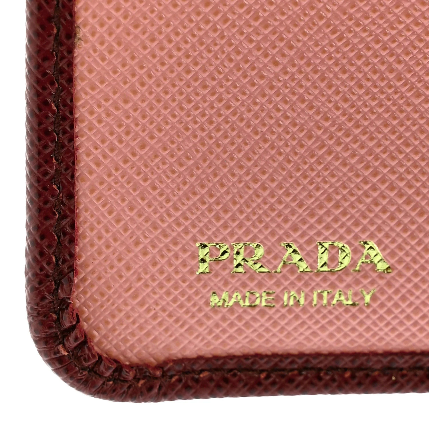 Saffiano Metal Multicolor Compact Wallet Granato - Image 7