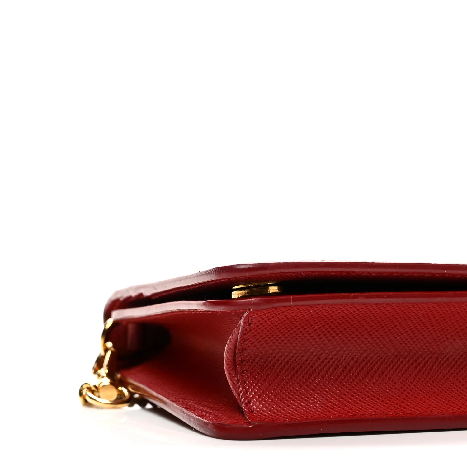 Saffiano Metal Oro Mini Bag Fuoco - Image 8