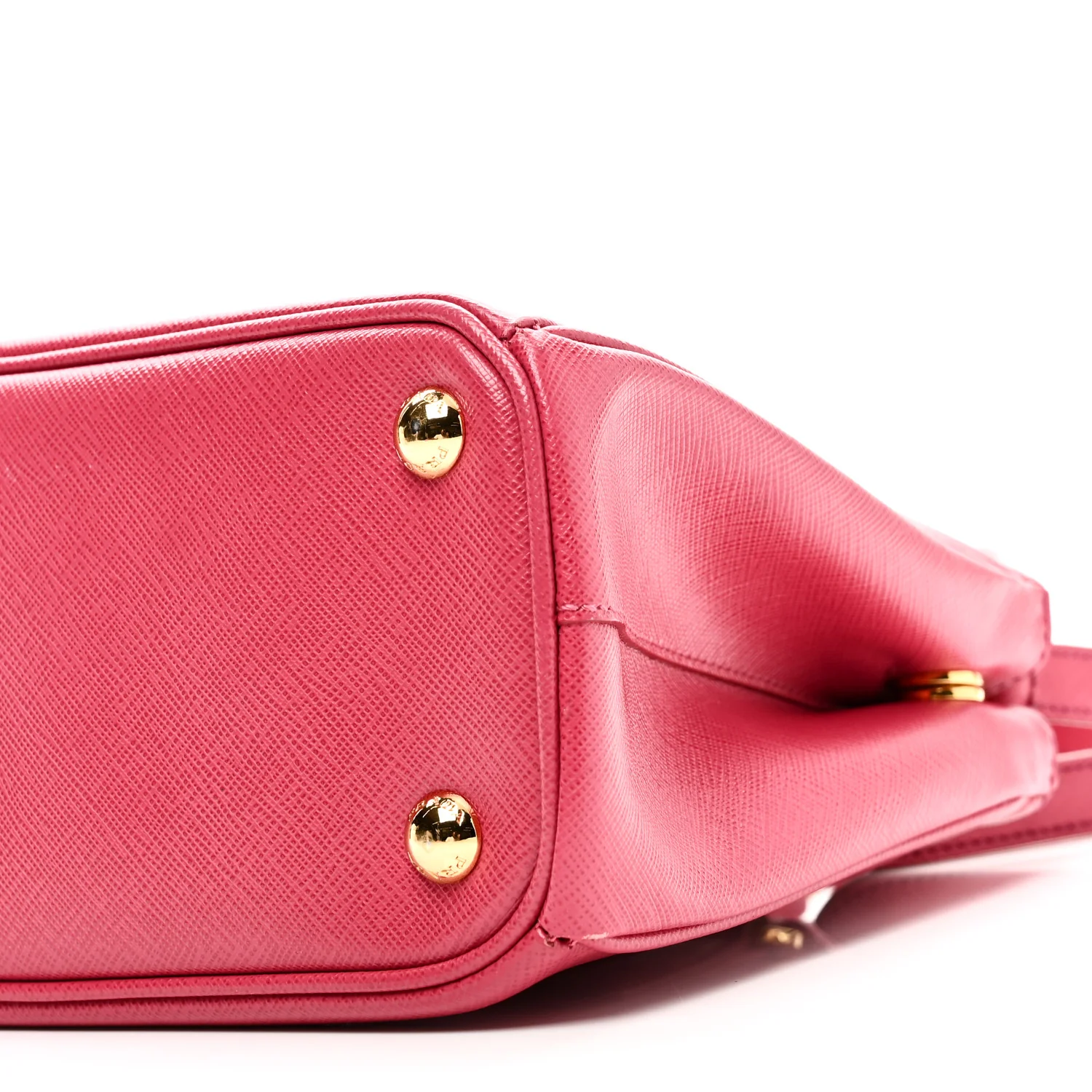 Saffiano Mini Galleria Double Zip Tote Peonia - Image 10
