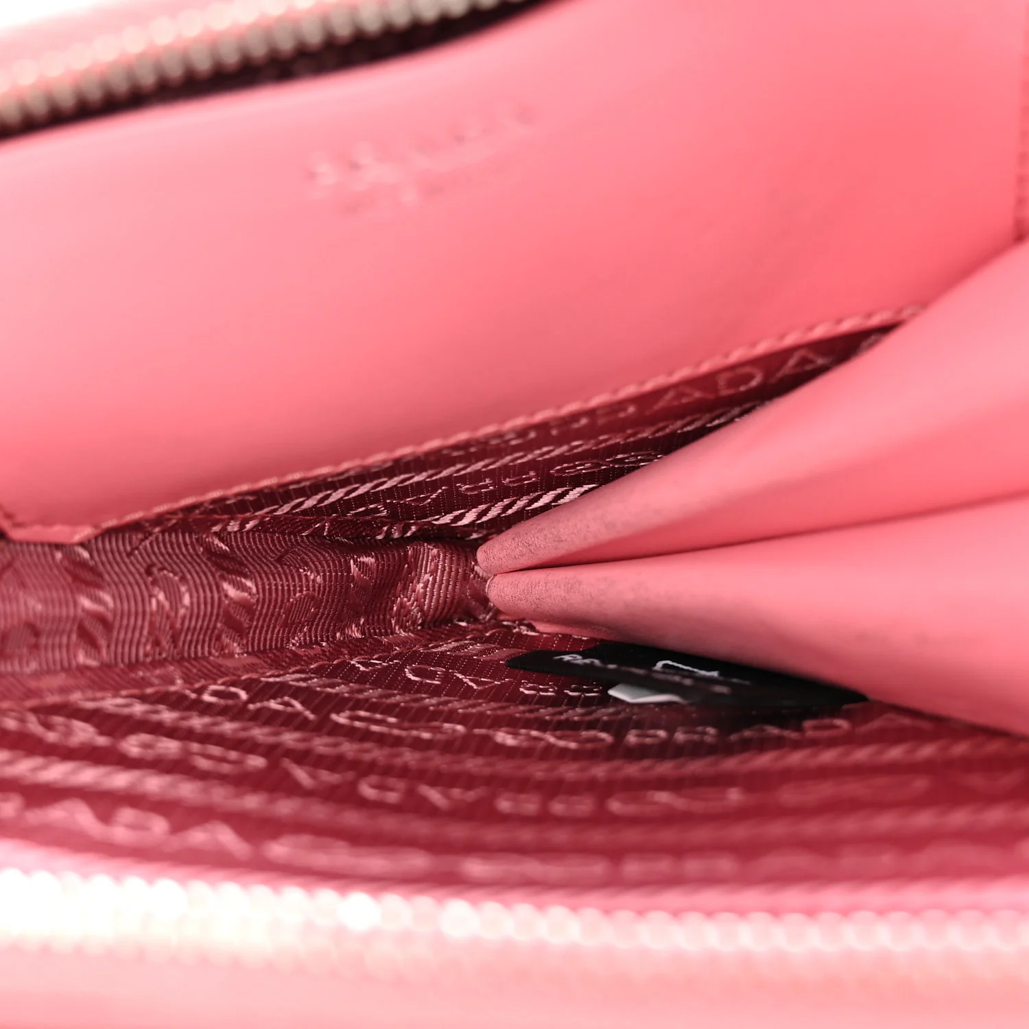 Saffiano Mini Triangle Crossbody Pouch Petalo - Image 5