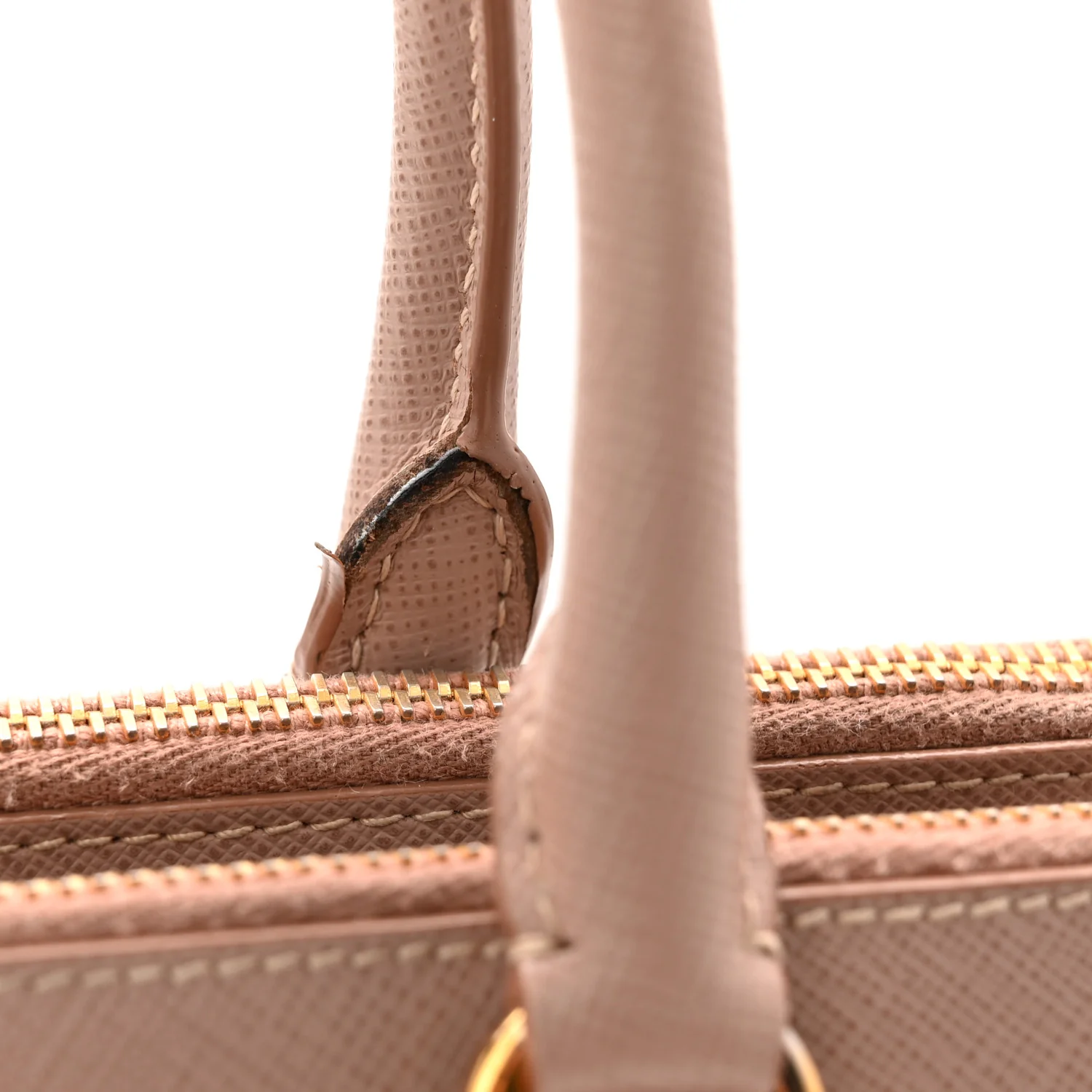 Saffiano Small Galleria Double Zip Tote Cammeo - Image 12