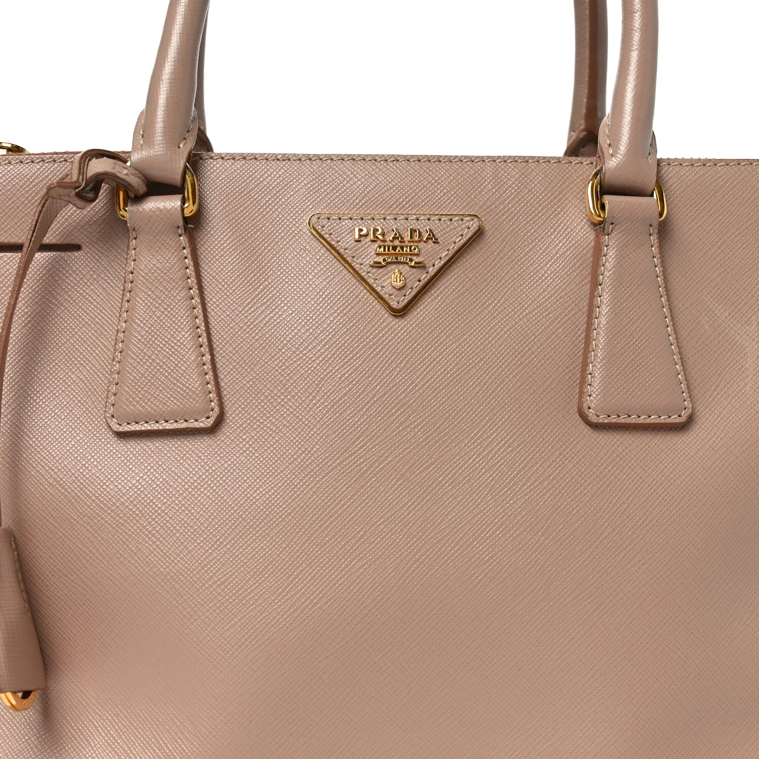 Saffiano Small Galleria Double Zip Tote Cammeo - Image 7