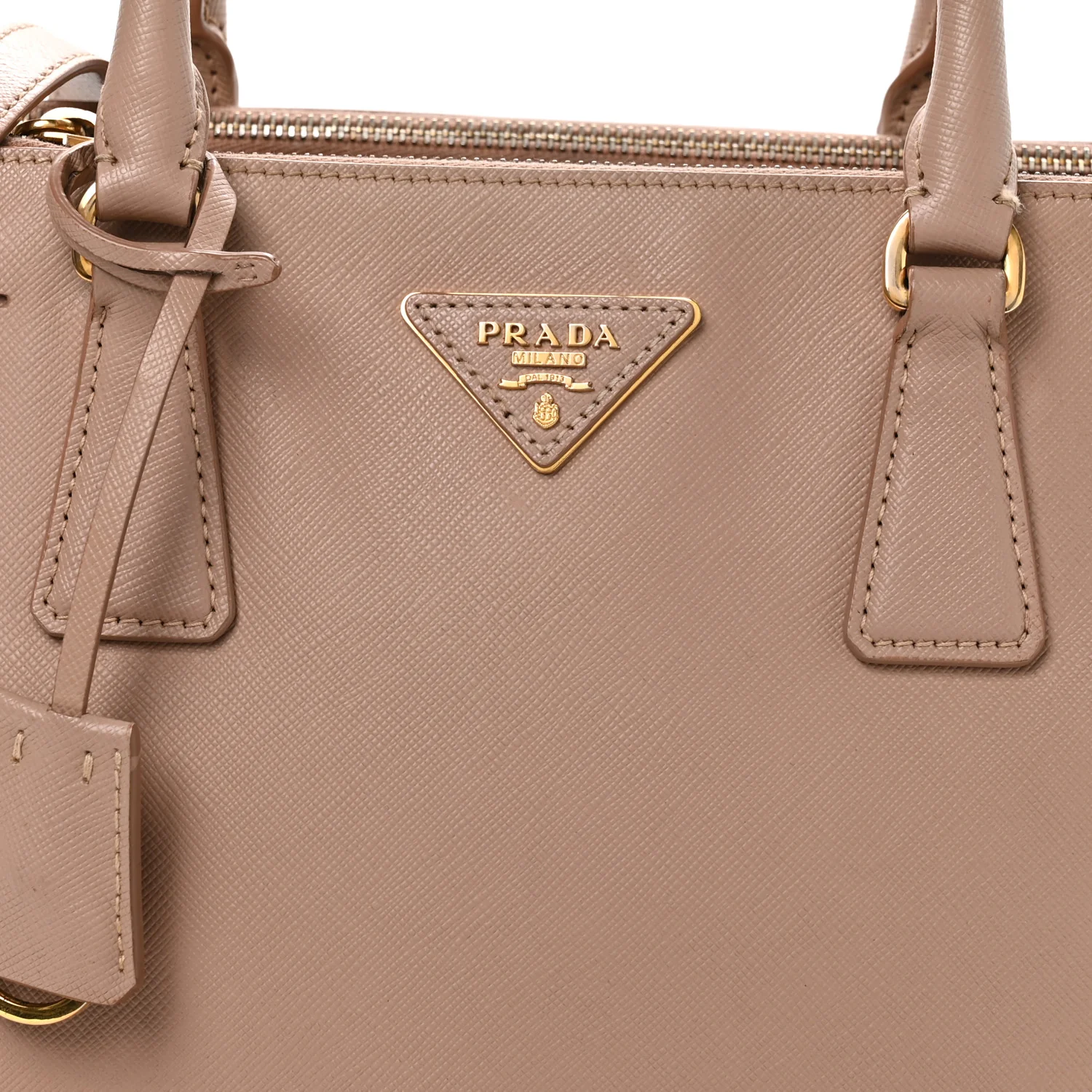 Saffiano Small Galleria Double Zip Tote Cammeo - Image 9