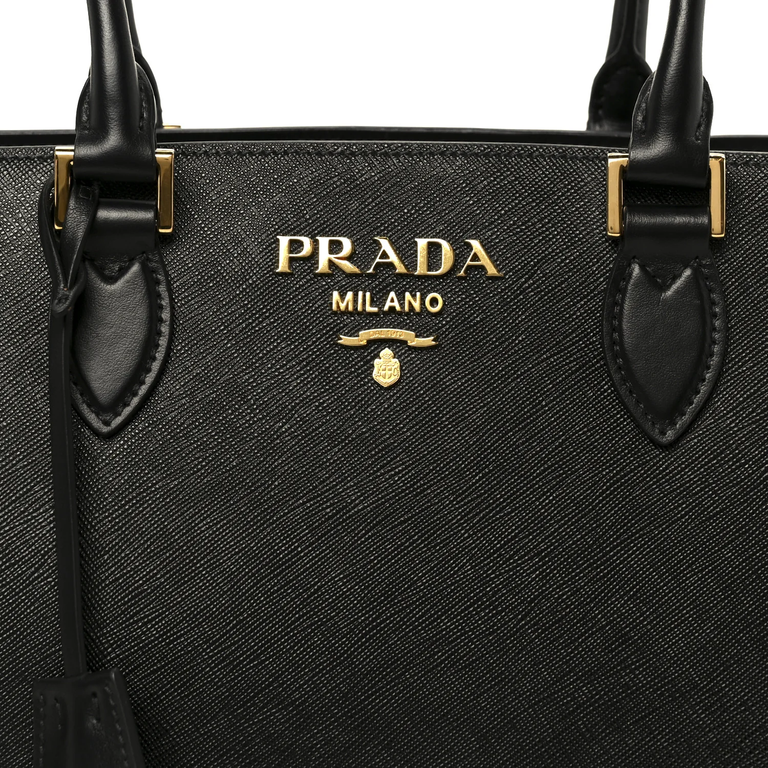 Saffiano Soft Calfskin Tote Black - Image 9