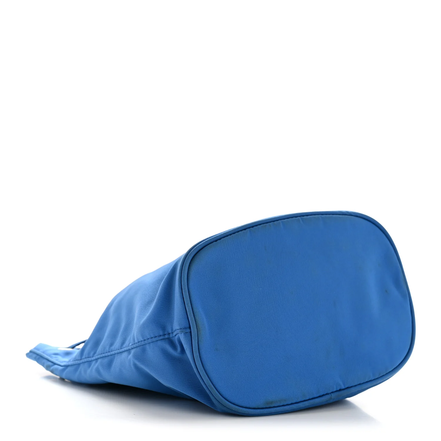 Saffiano Tessuto Nylon Bucket Wristlet Bluette - Image 4