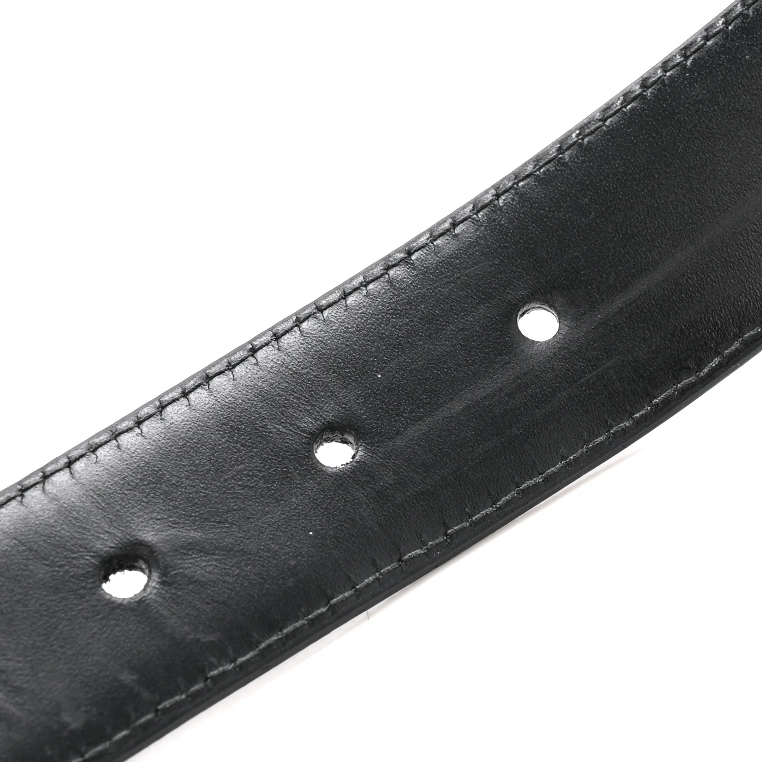 Saffiano Triangle Belt 100 40 Black - Image 8