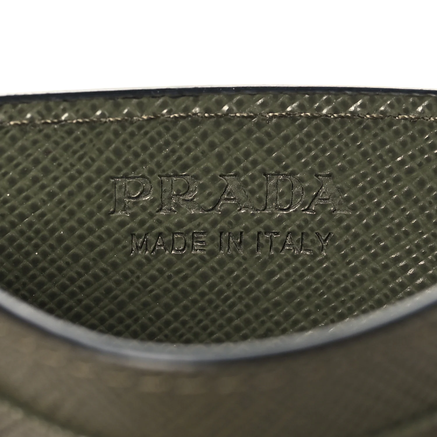 Saffiano Triangle Card Holder Loden - Image 6