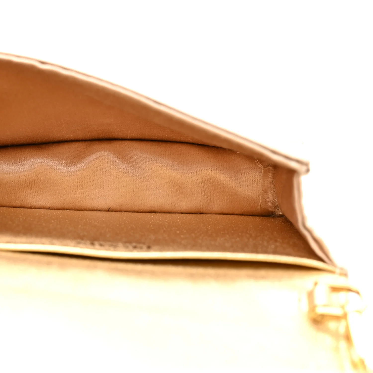 Satin Crystal Metal Triangle Logo Card Holder With Strap Platino - Image 5
