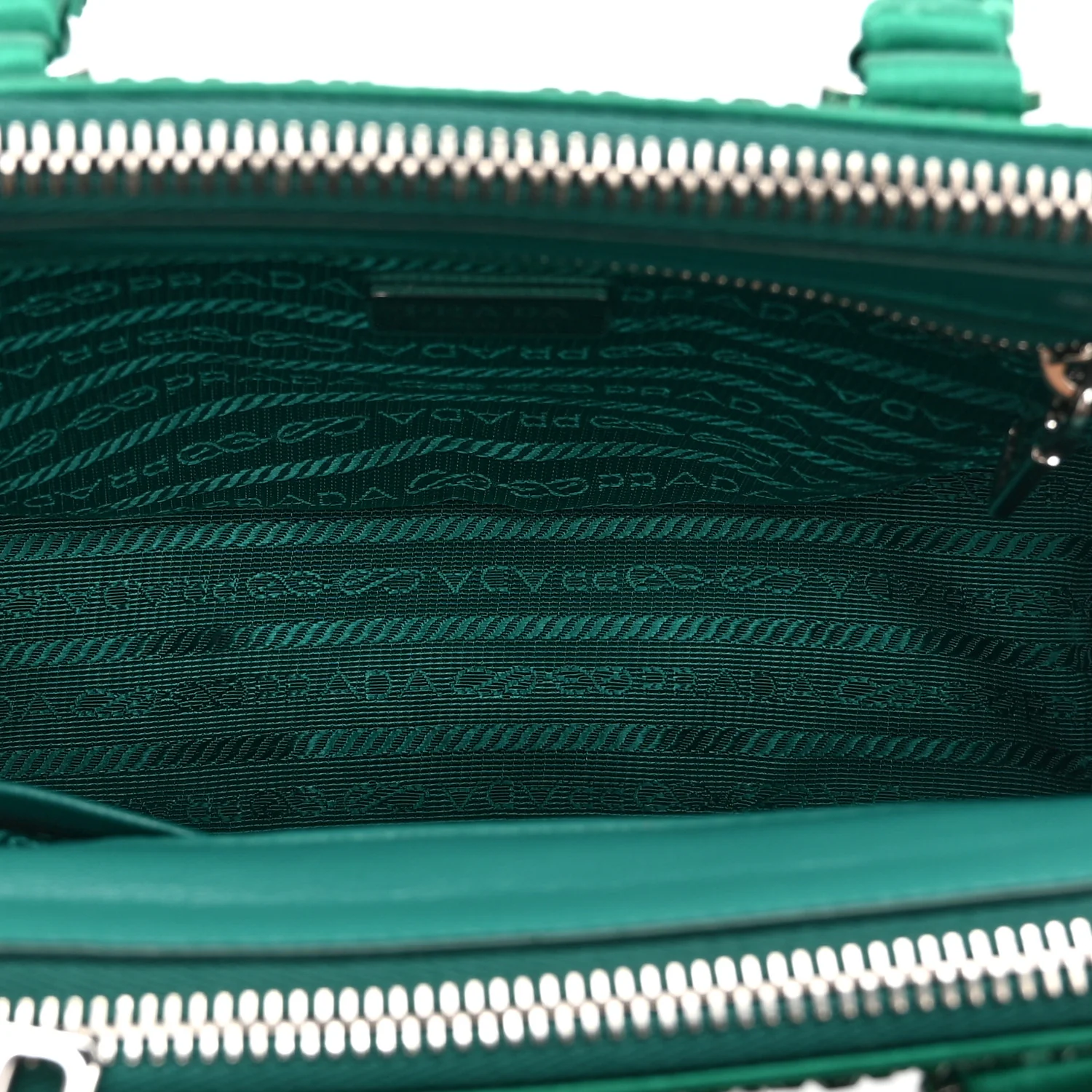 Satin Crystal Mini Galleria Double Zip Tote Mango - Image 5