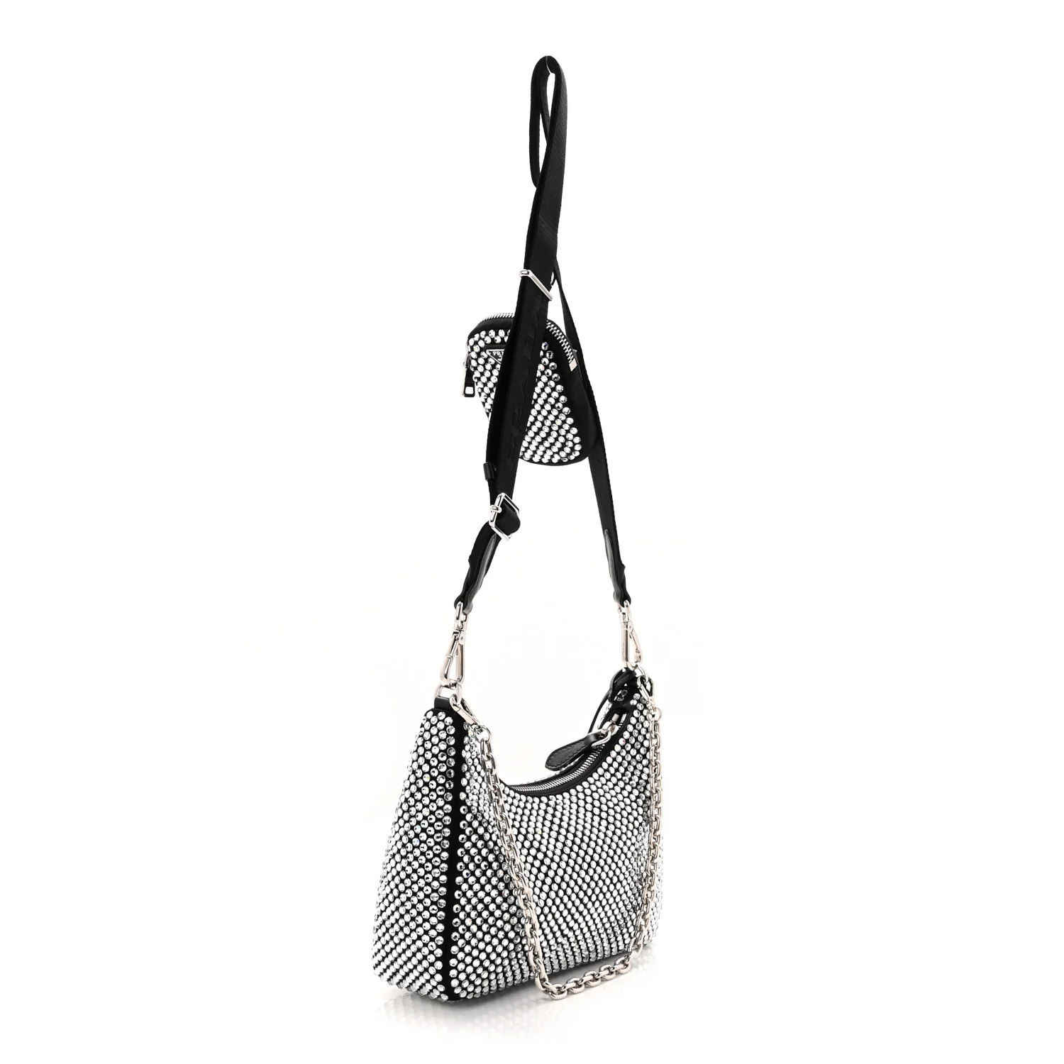 Satin Crystal Re-Edition 2005 Shoulder Bag Cristal - Image 3