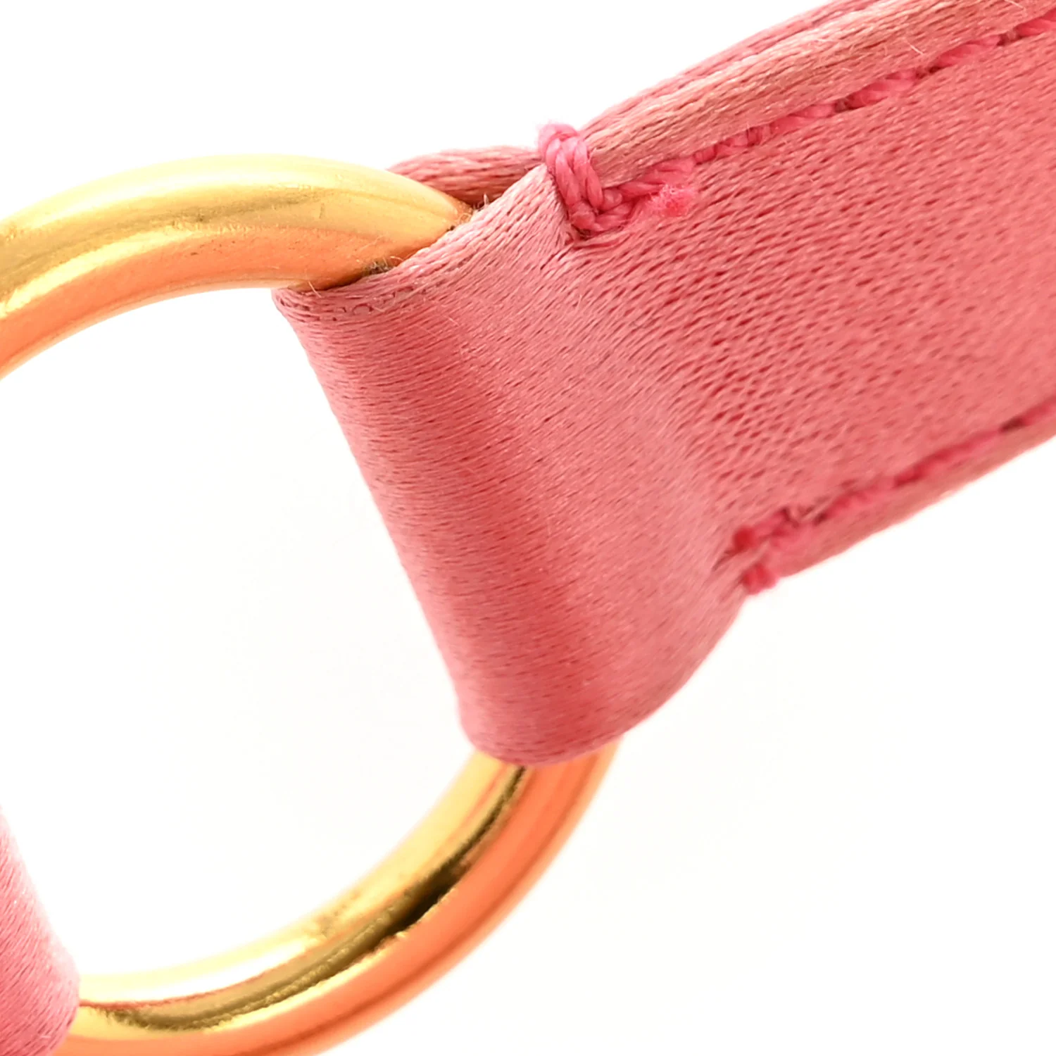 Satin Raso Bucket Bag Pink - Image 10