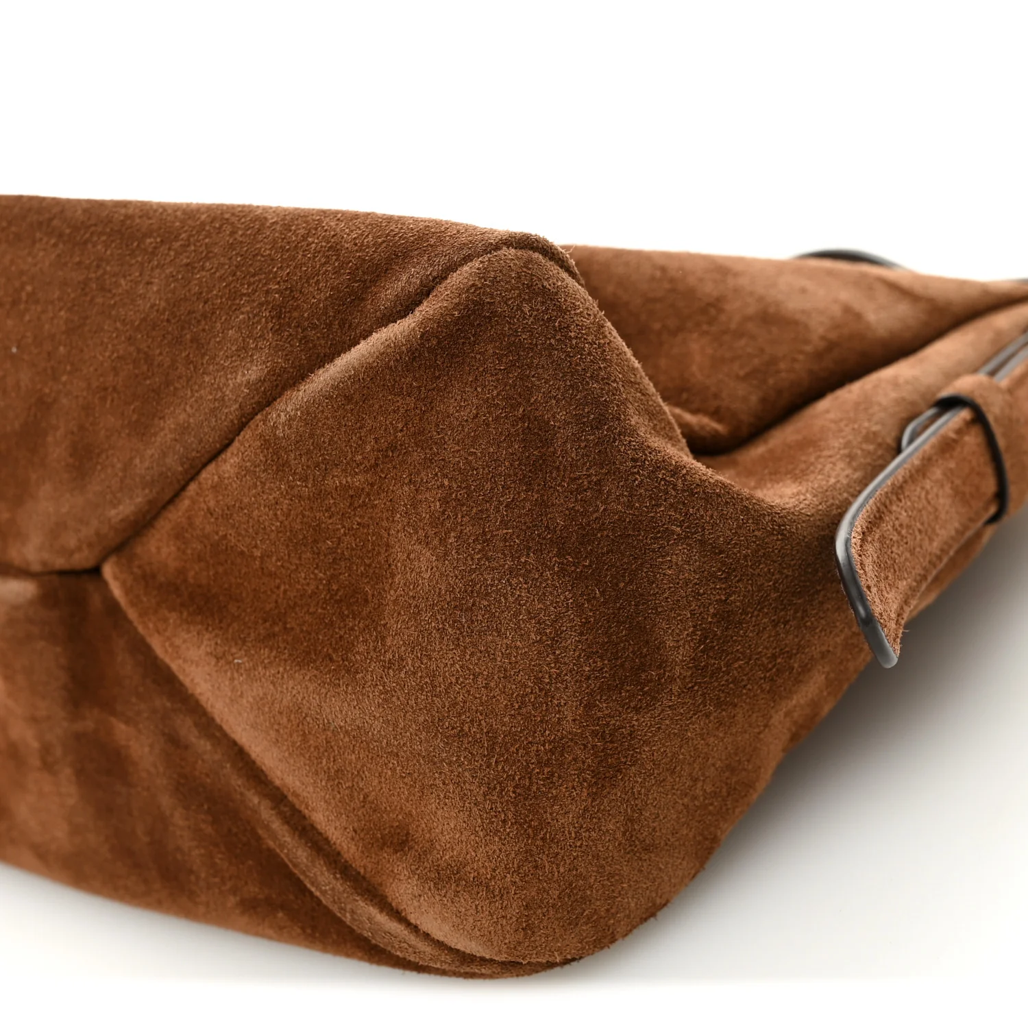 Scamosciato Suede Large Aimee Shoulder Bag Cacao - Image 10