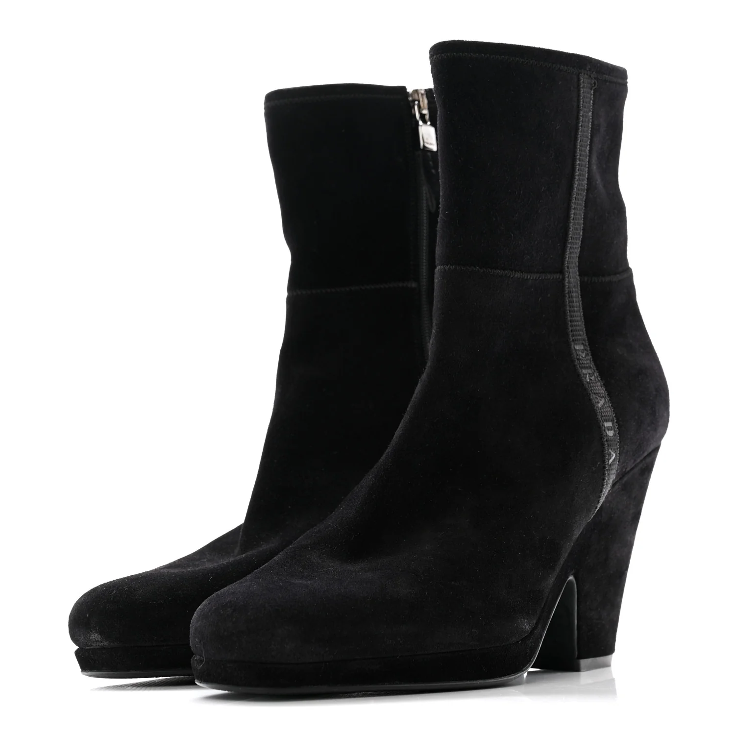 Scamosciato Zip Boots 40 Black - Image 4