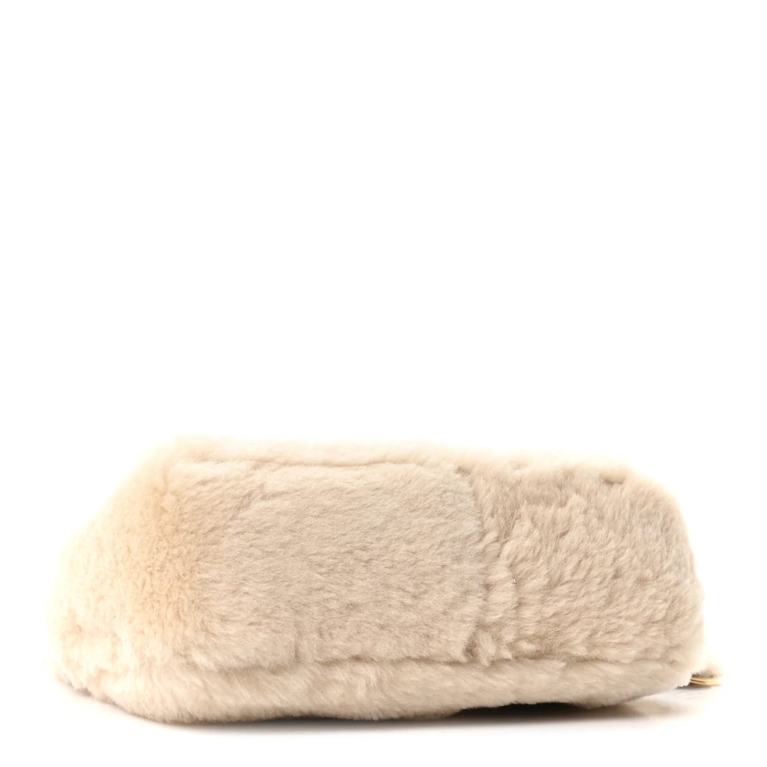 Shearling Nappa Mini Re-Edition Shoulder Bag Ecru - Image 7