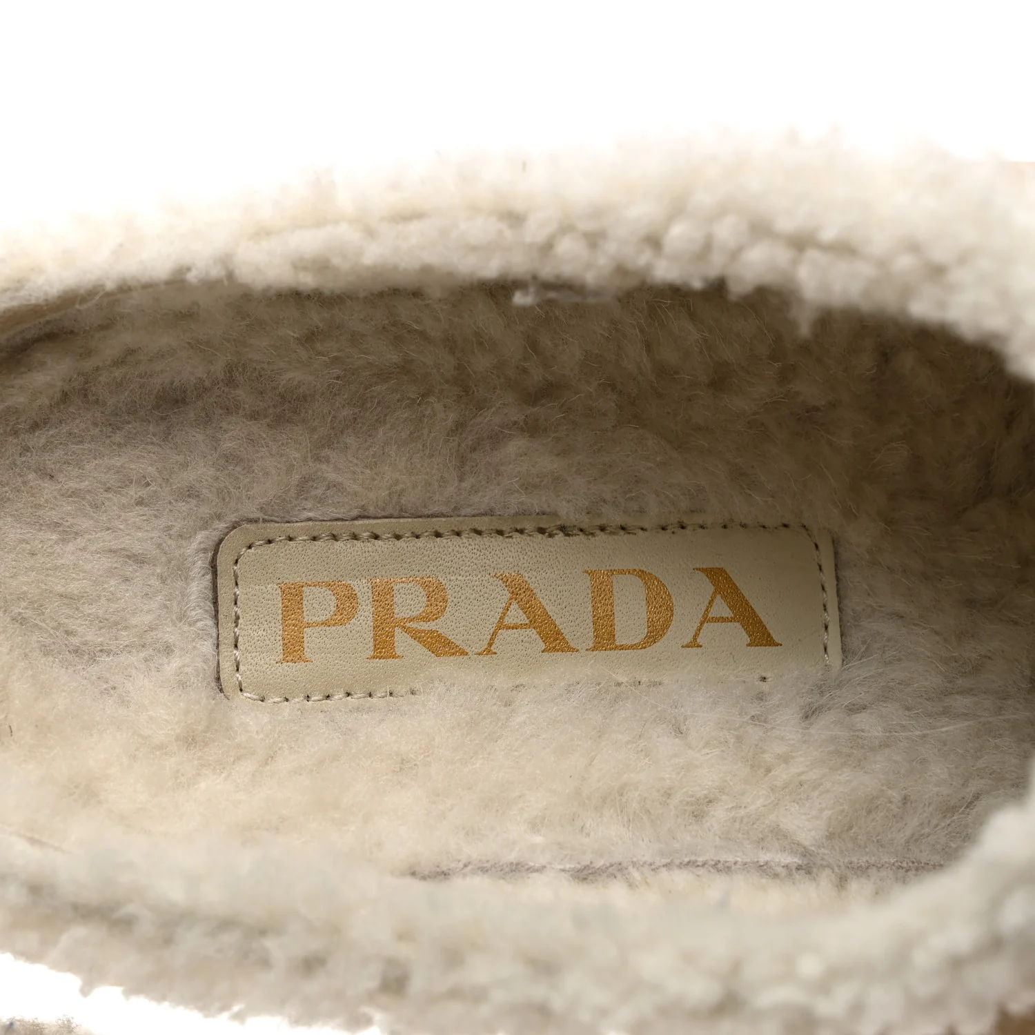 Shearling Suede Scamosciato Evolve Mules 36.5 Ecru - Image 6