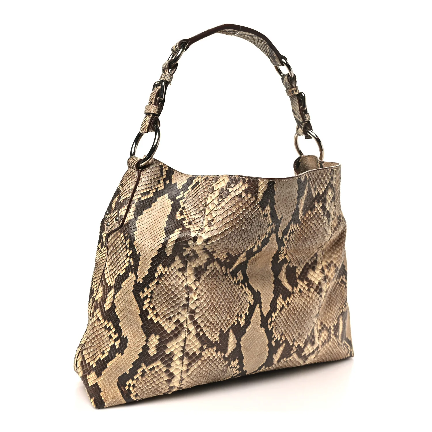 Snakeskin Logo Sacca Hobo Roccia - Image 3