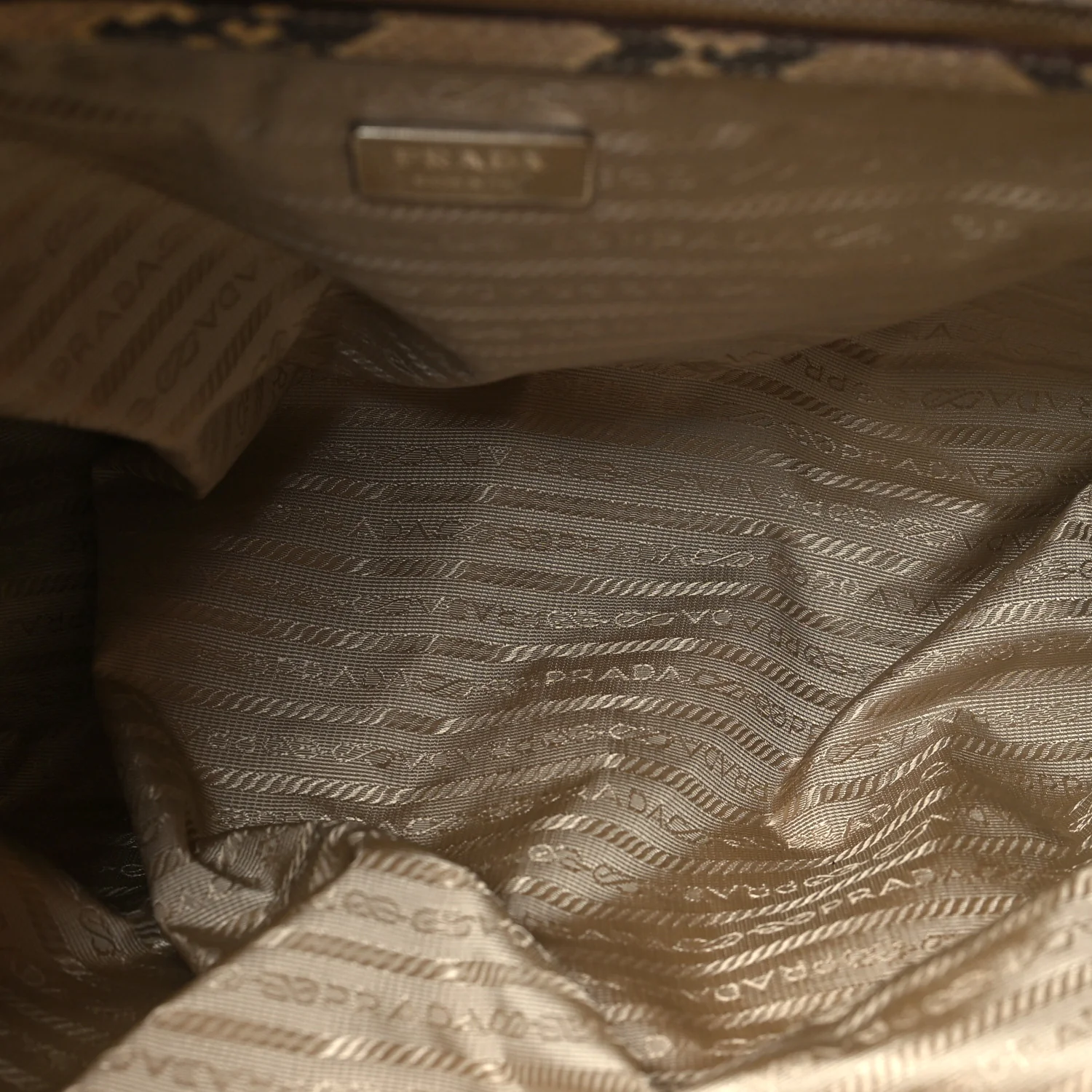 Snakeskin Logo Sacca Hobo Roccia - Image 5