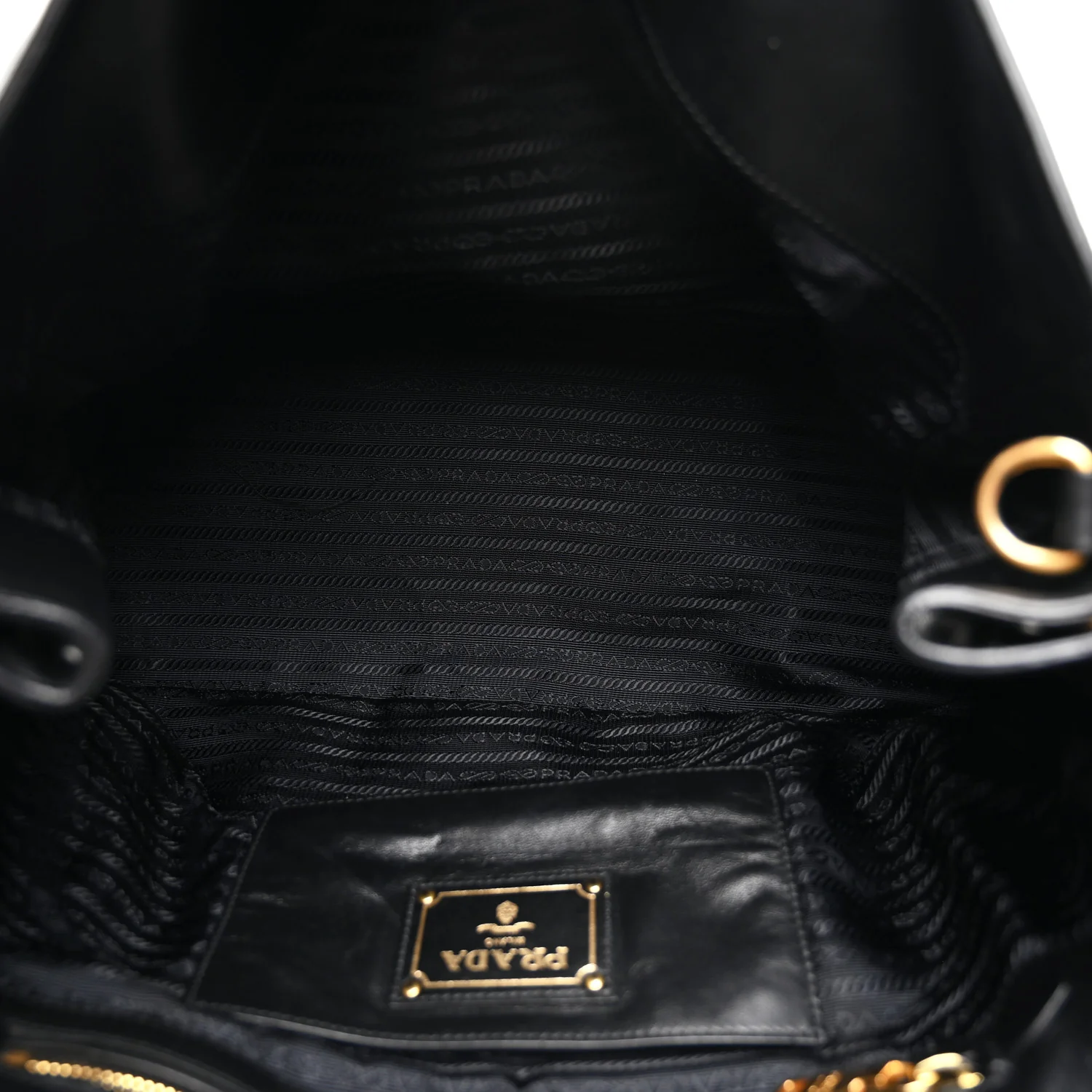 Soft Calf Shopping Tote Black - Image 5