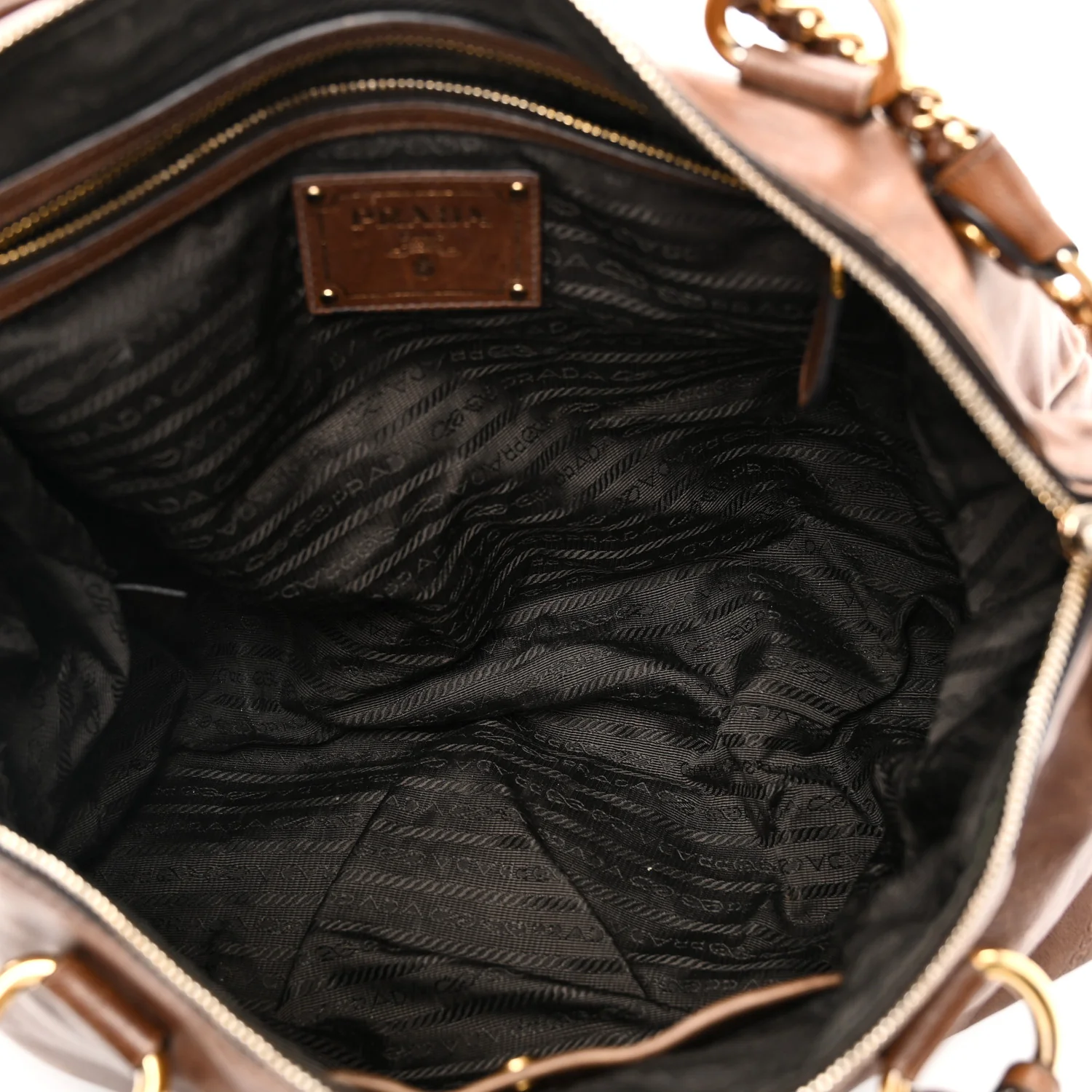 Soft Calf Shopping Tote Brown - Image 5