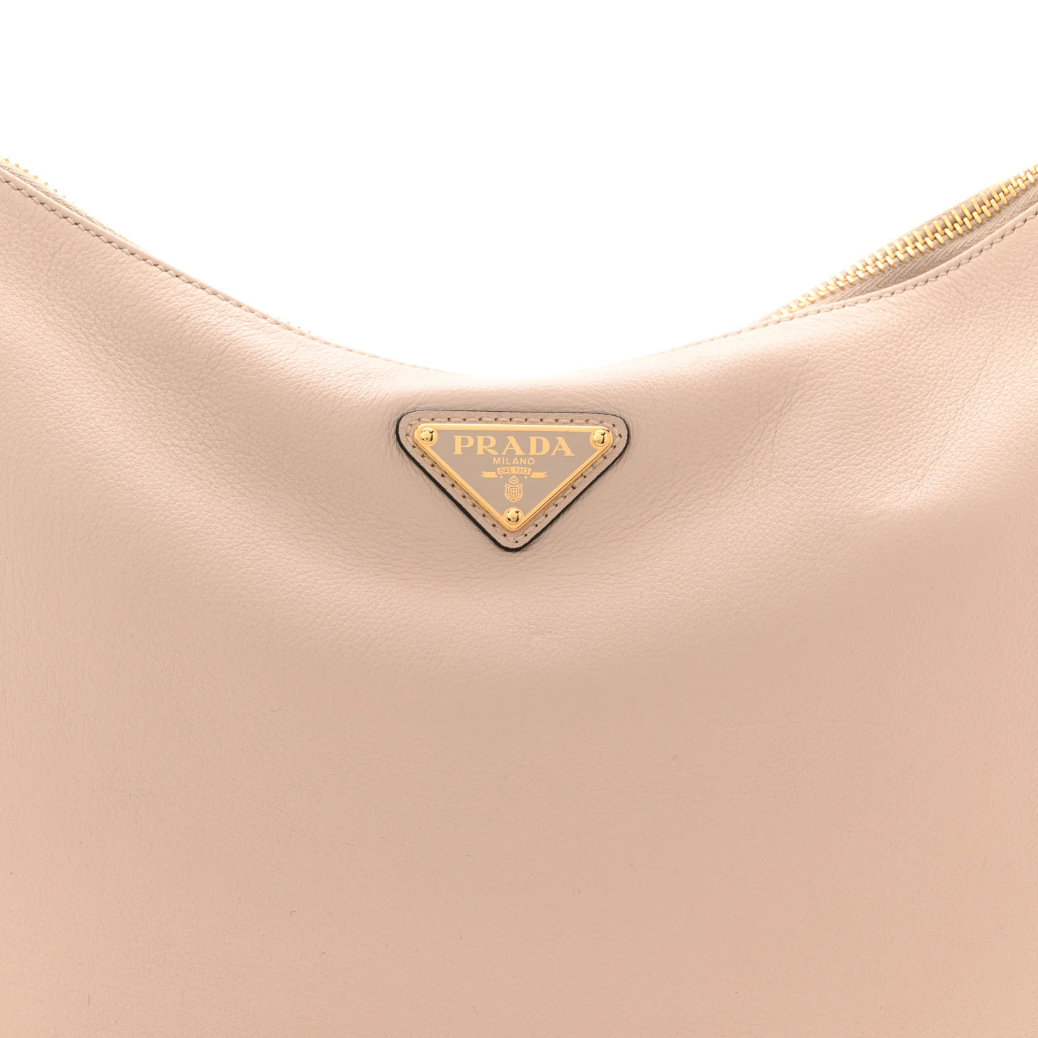 Soft Calfskin Large Aimée Shoulder Bag Travertine - Image 8
