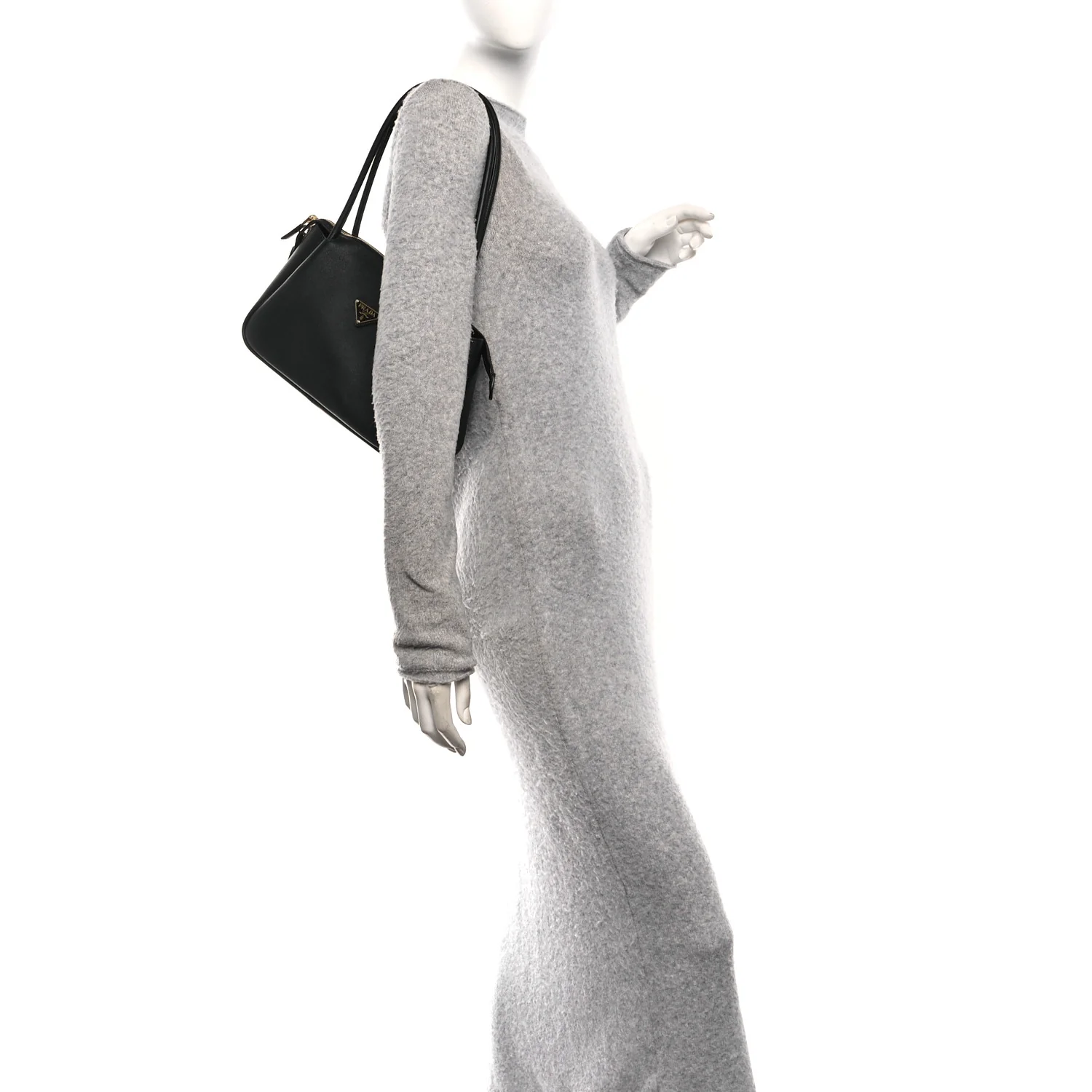 Soft Calfskin Medium Darling Shoulder Bag Black - Image 2